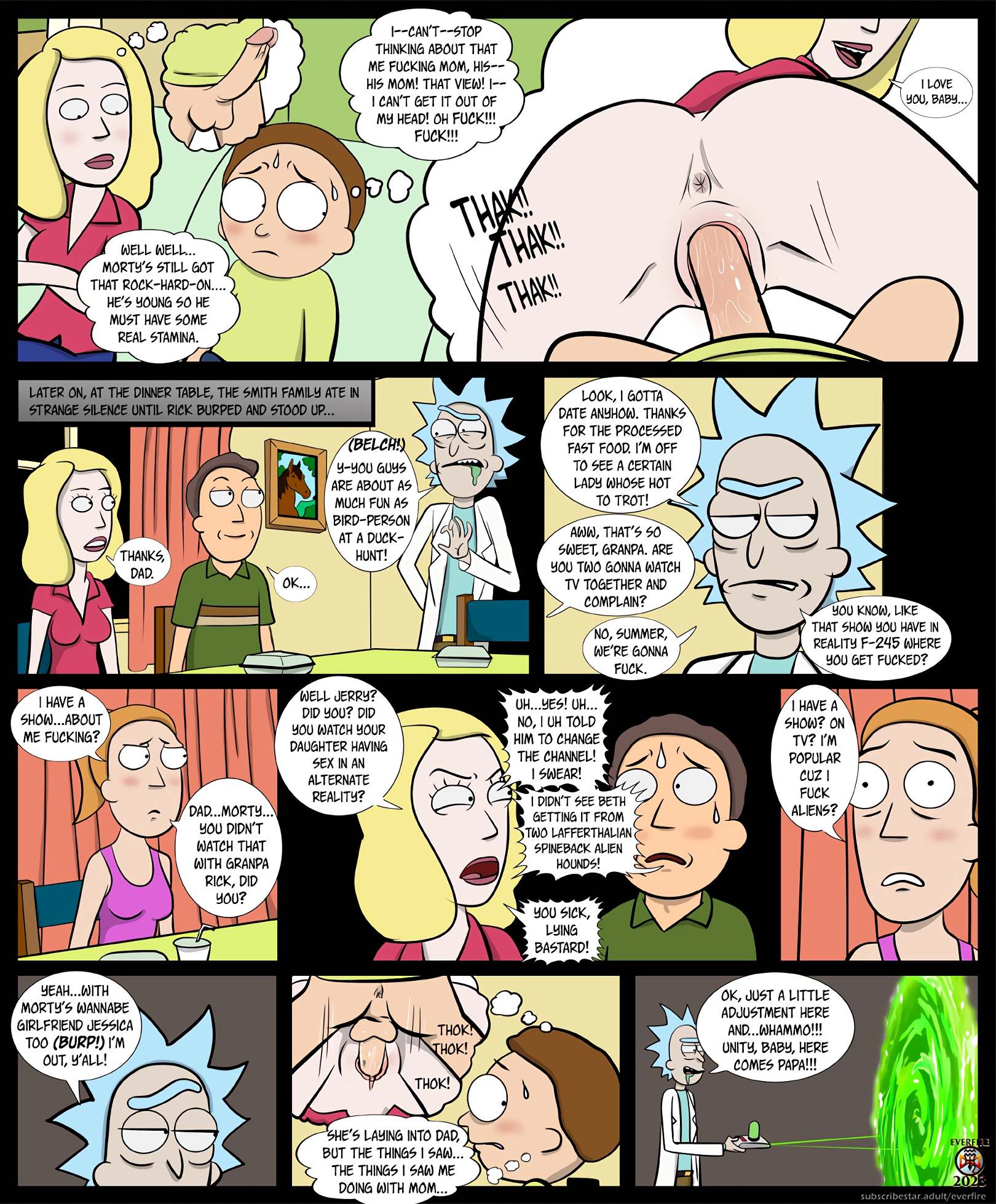 A Parallel Relationship Rick and Morty – page 10