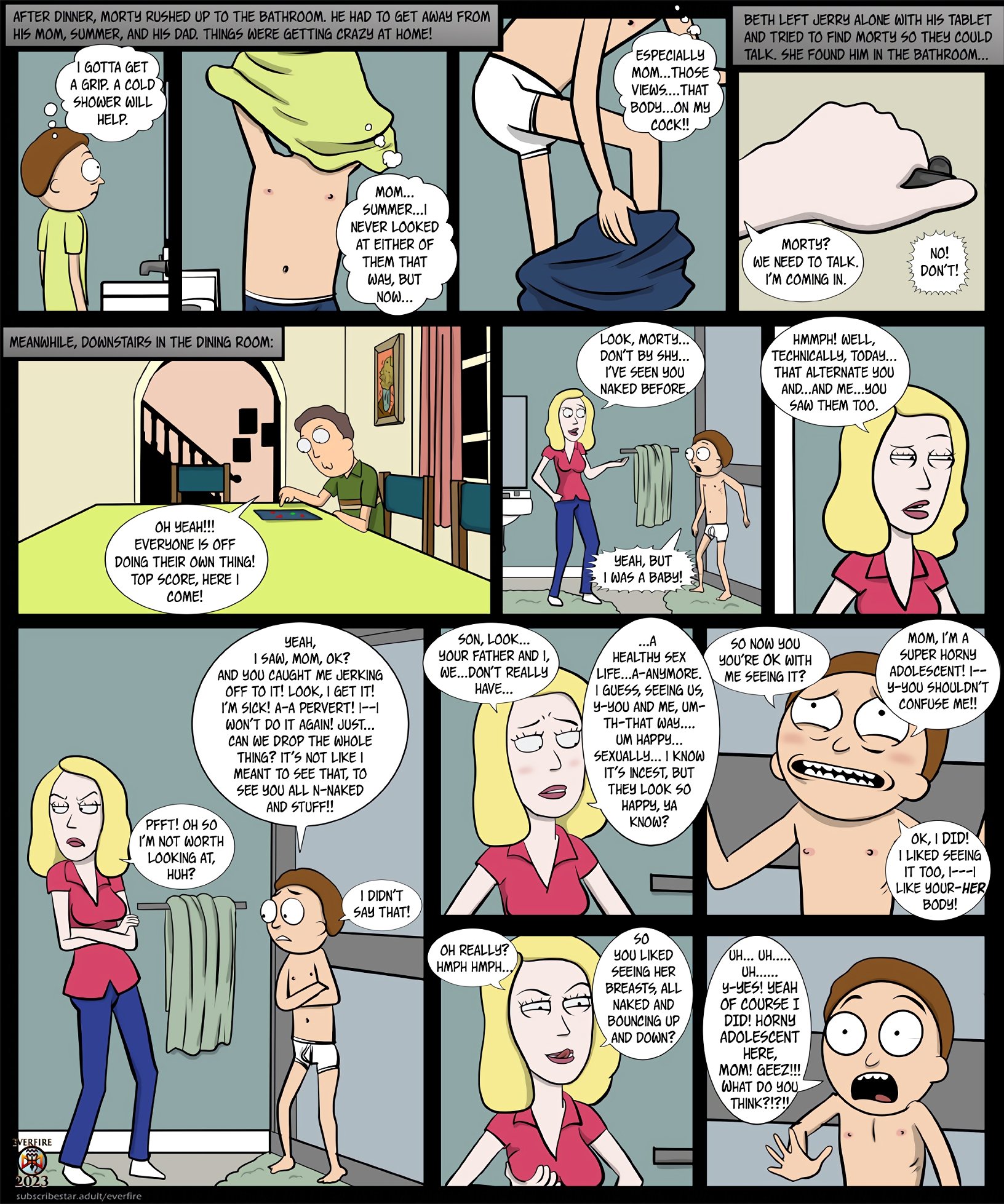 A Parallel Relationship Rick and Morty – page 11
