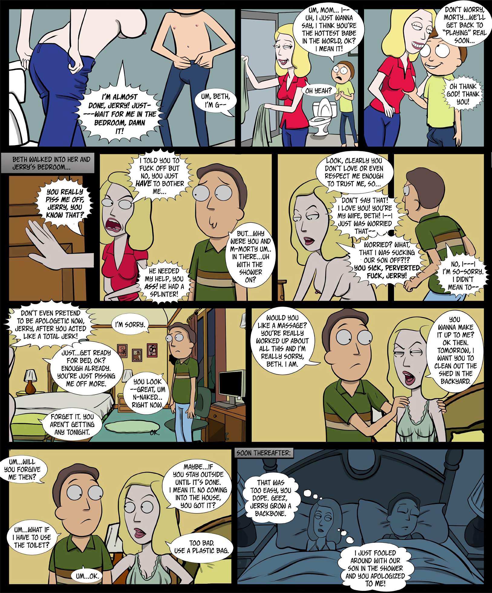 A Parallel Relationship Rick and Morty – page 17