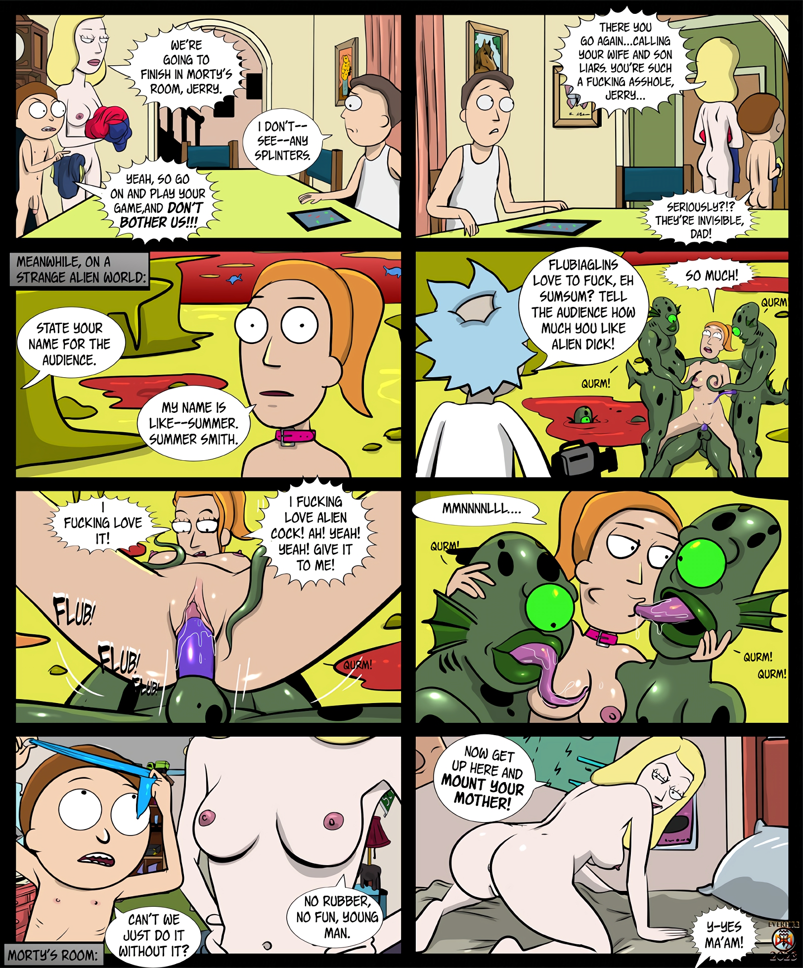 A Parallel Relationship Rick and Morty – page 28