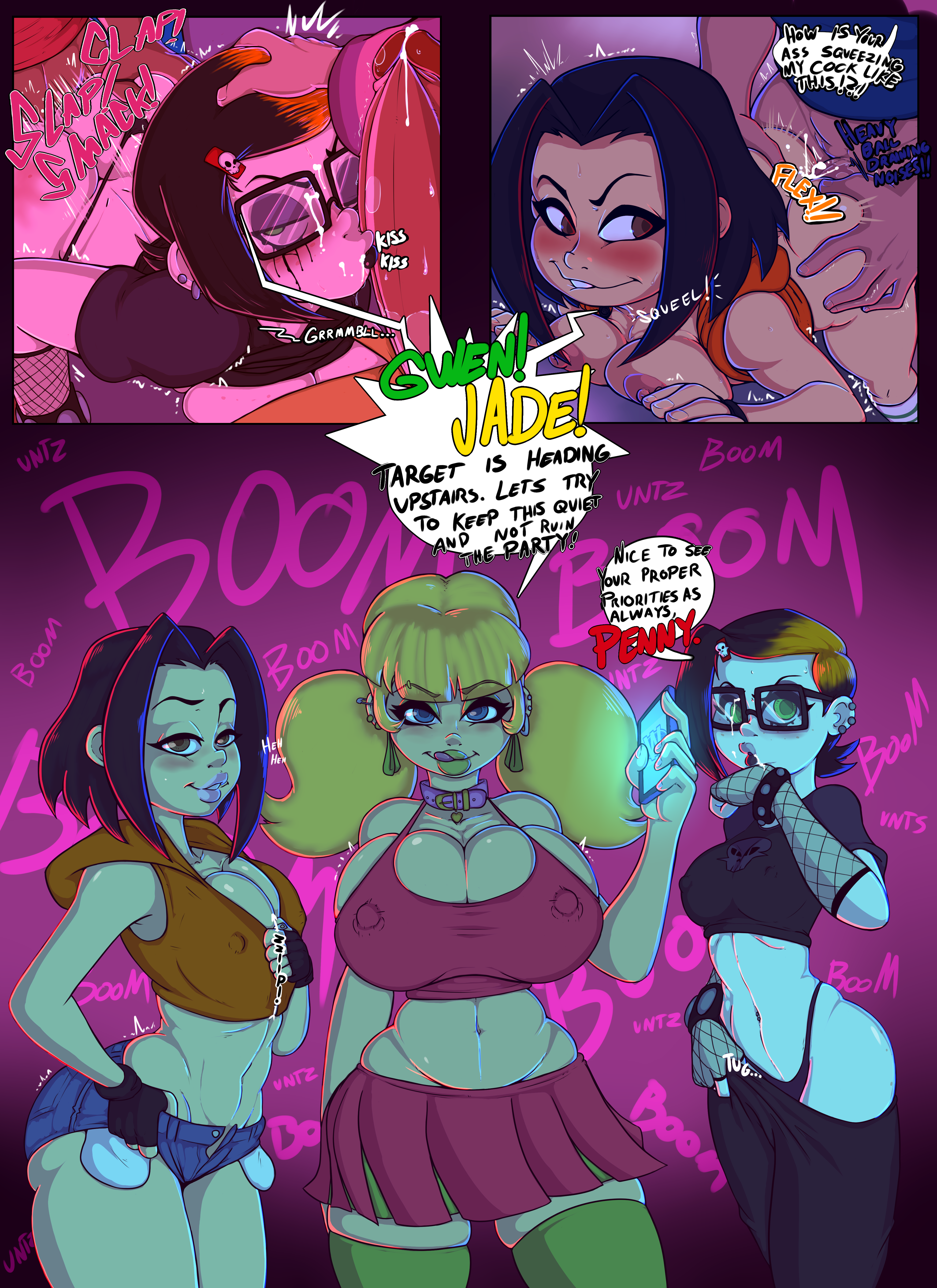Cartoon College Party Ben 10 – page 12