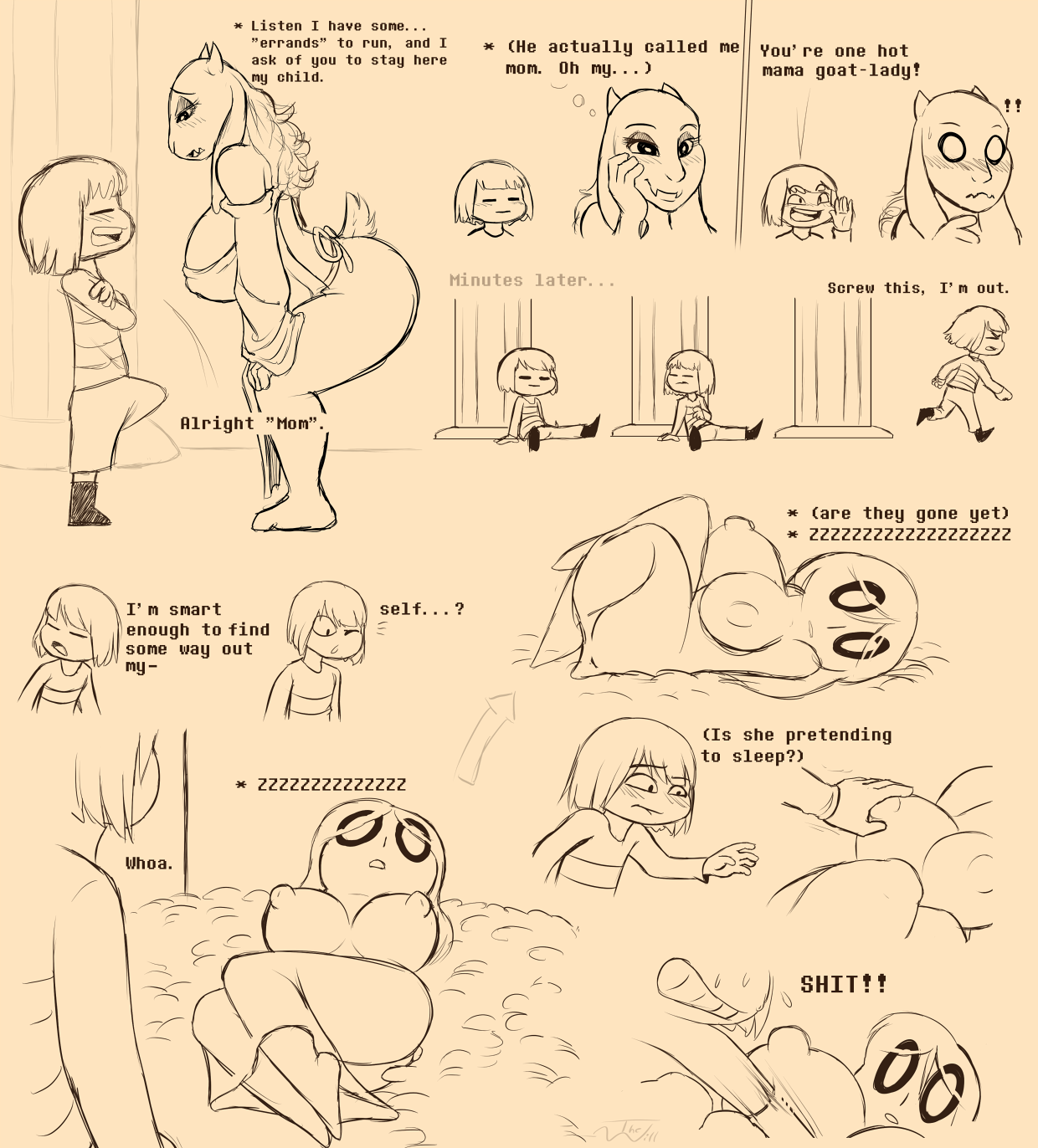 Under(her)tail Undertale – page 9