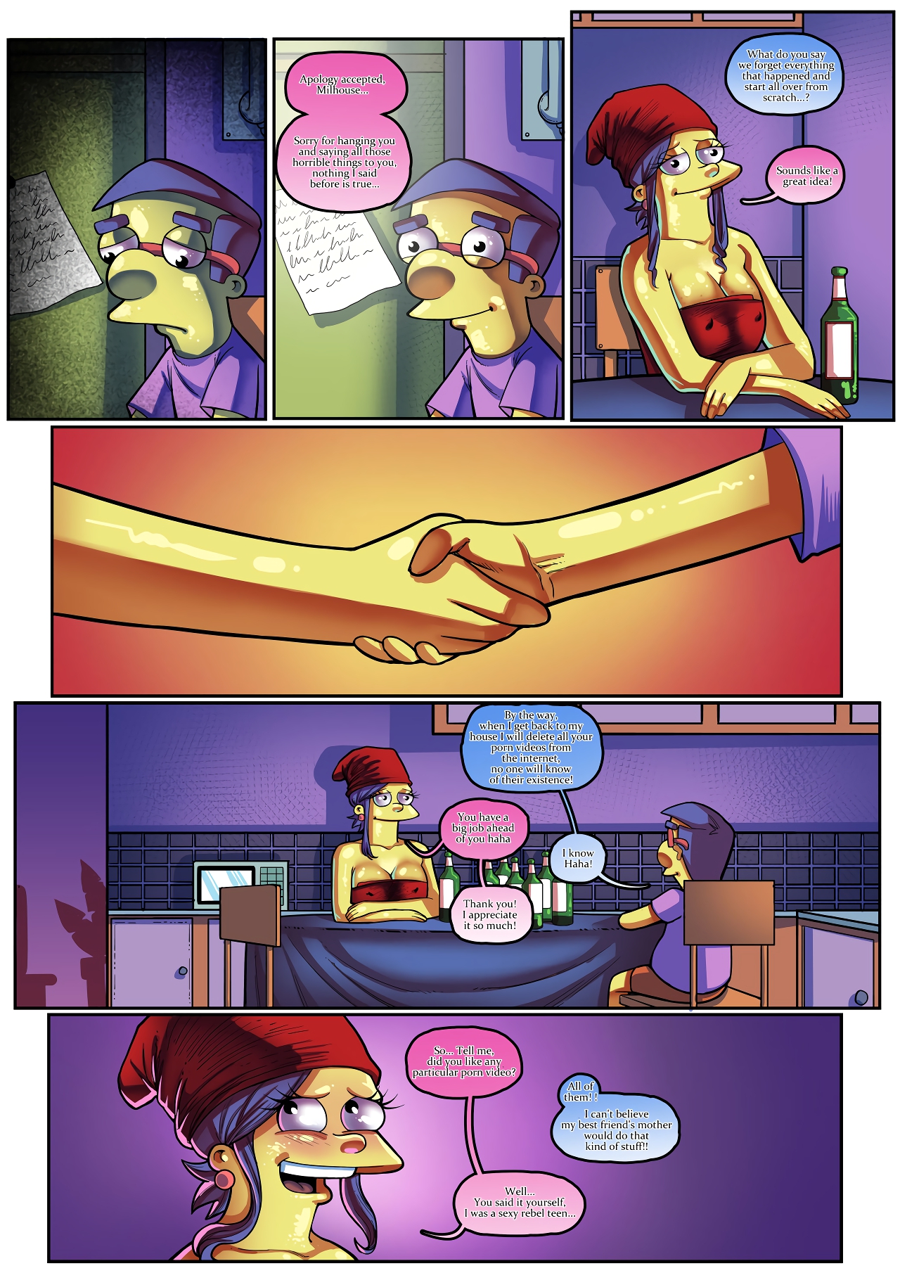 The Simpsons My Best Friend's Mom – page 40