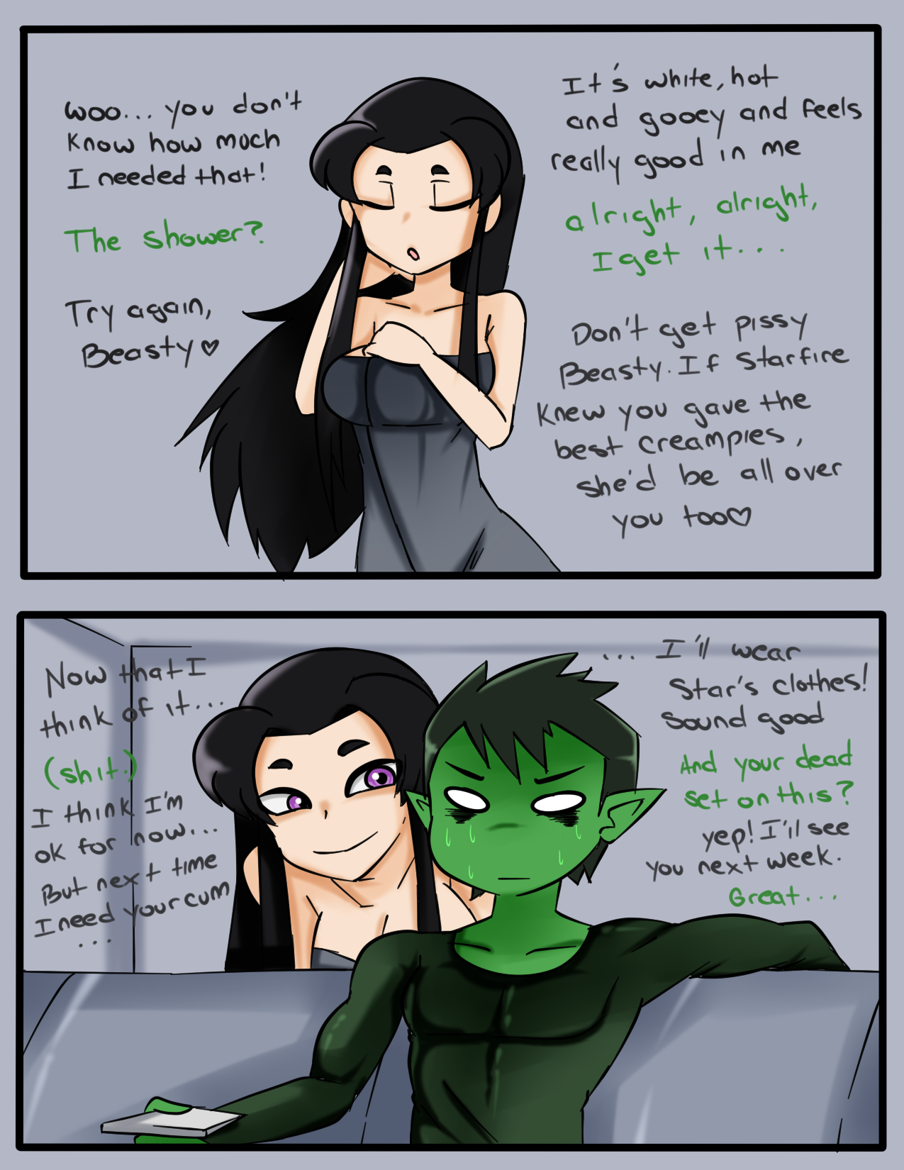Alone with Blackfire Teen Titans – page 10