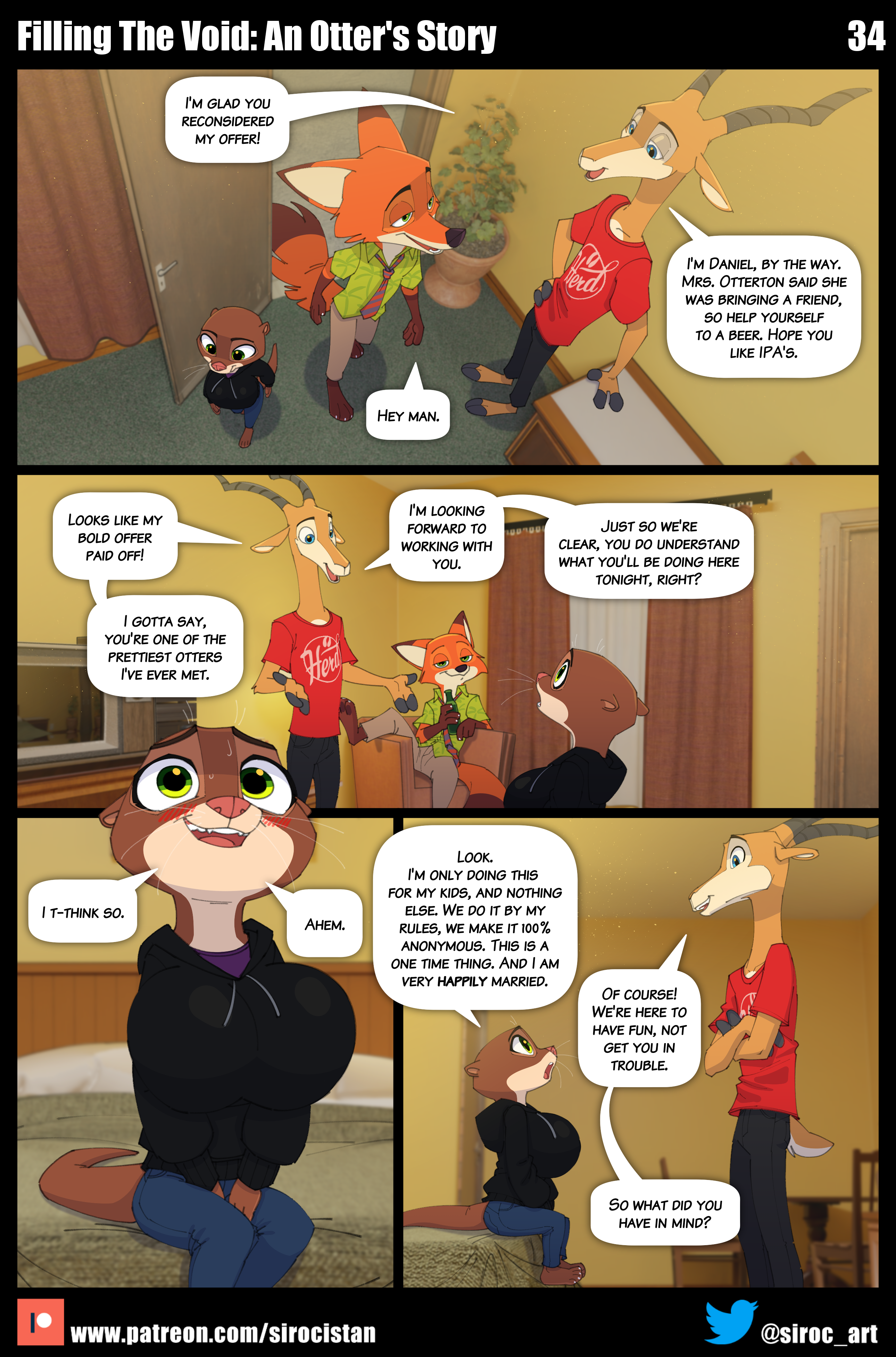 Filling The Void: An Otter's Story Zootopia – page 34