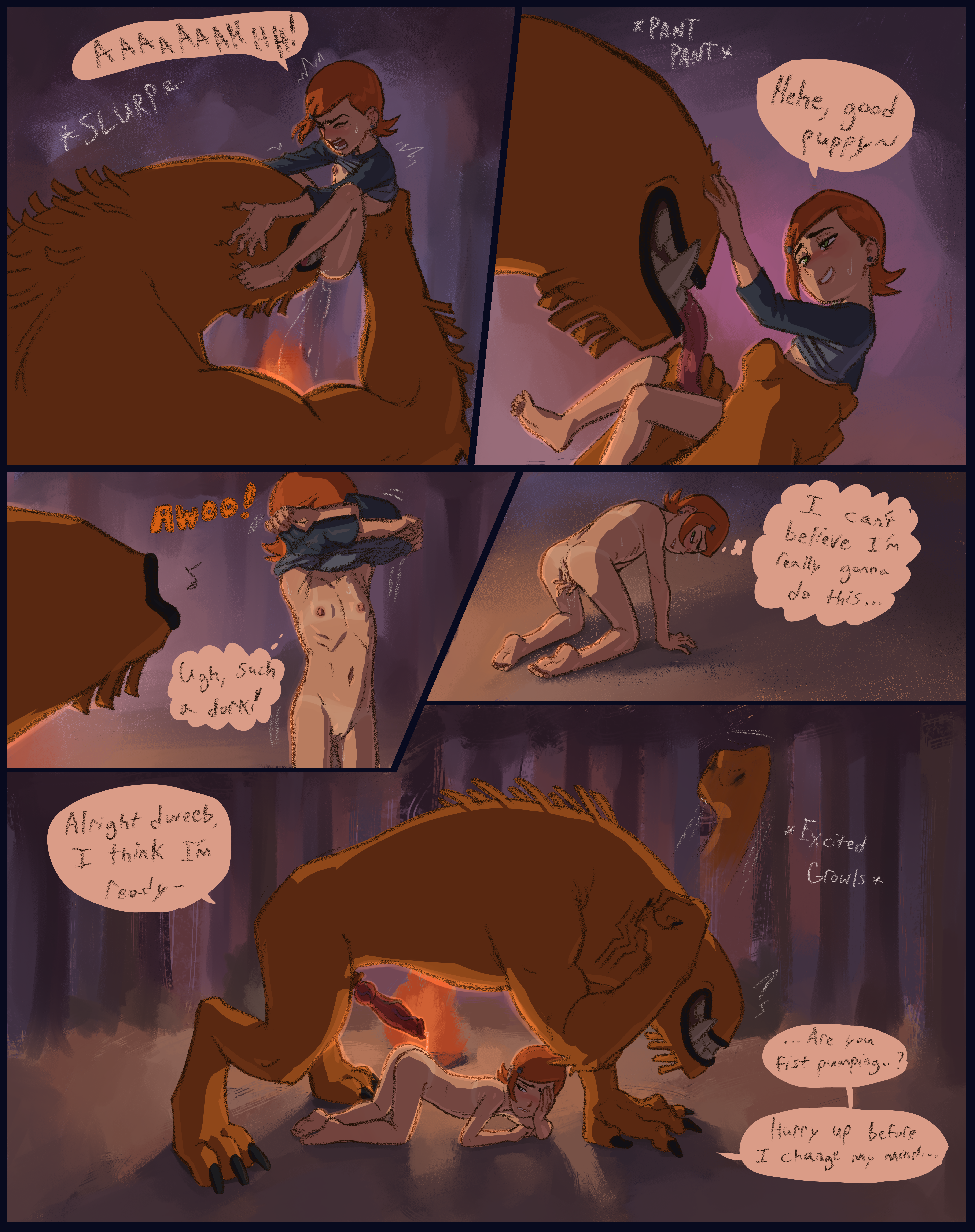 Gwen and Widlmutt Ben 10 – page 4