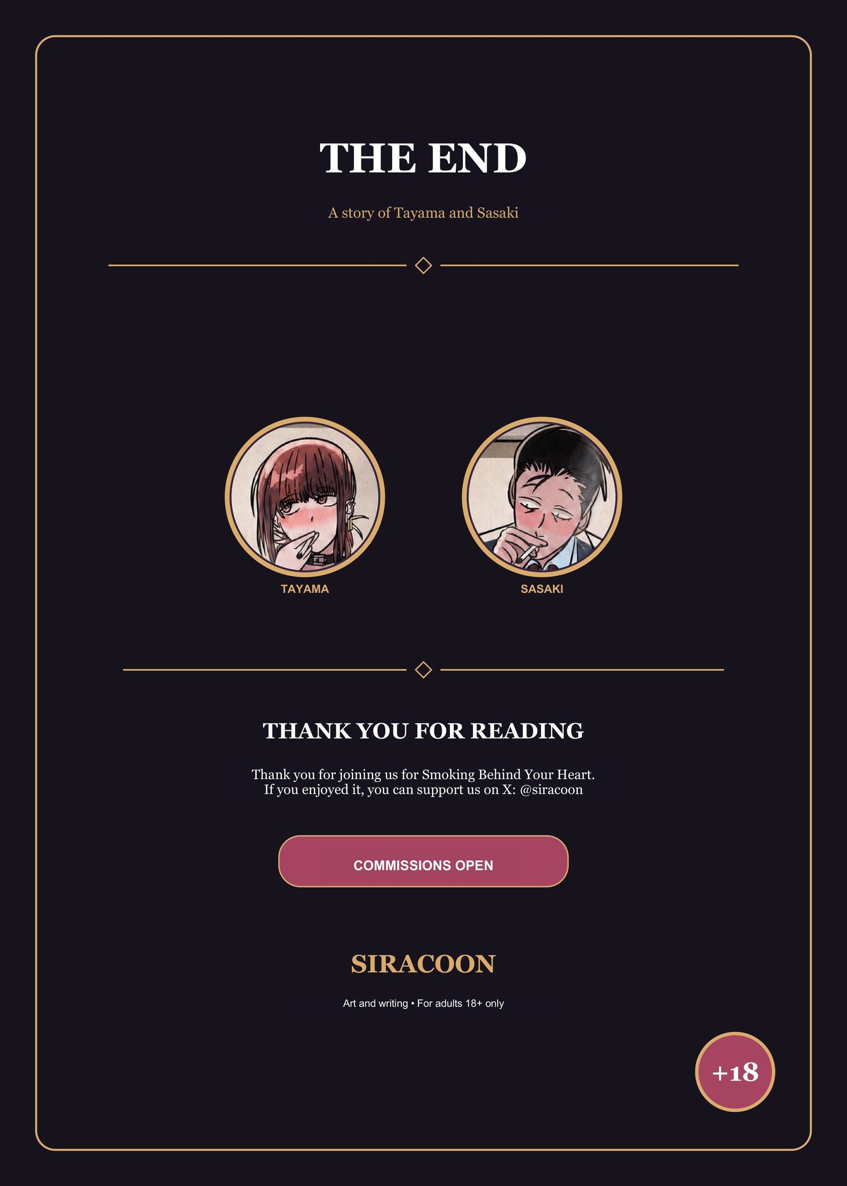 Smoking Behind Your Heart (Super no Ura de Yani Suu Futari) – page 19