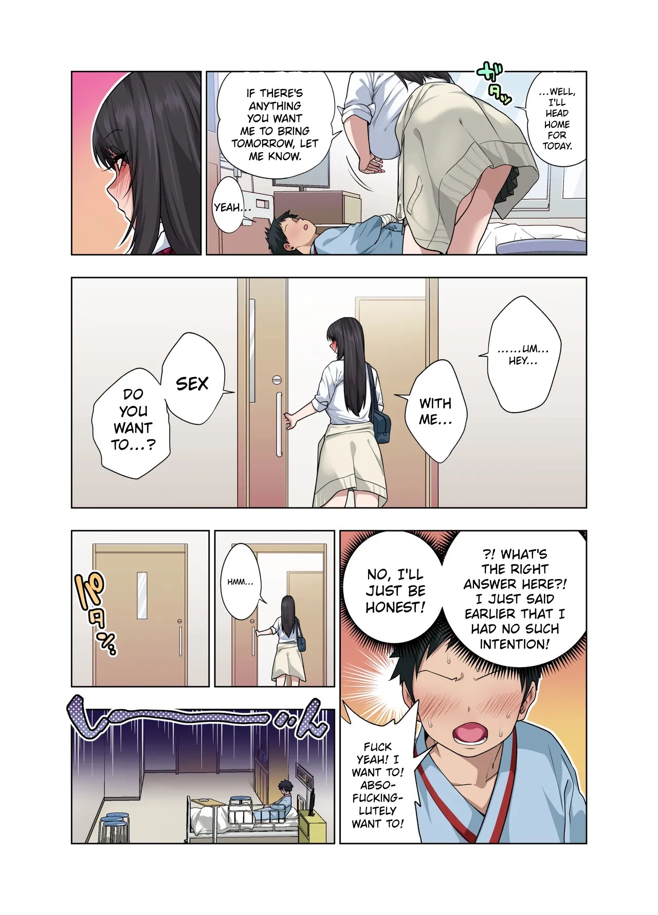 Nuite Moraimakuri Nyuuin Seikatsu ~Tasuketa Cool-Gyaru wa Jitsu wa Sukebe deshita~ – page 17