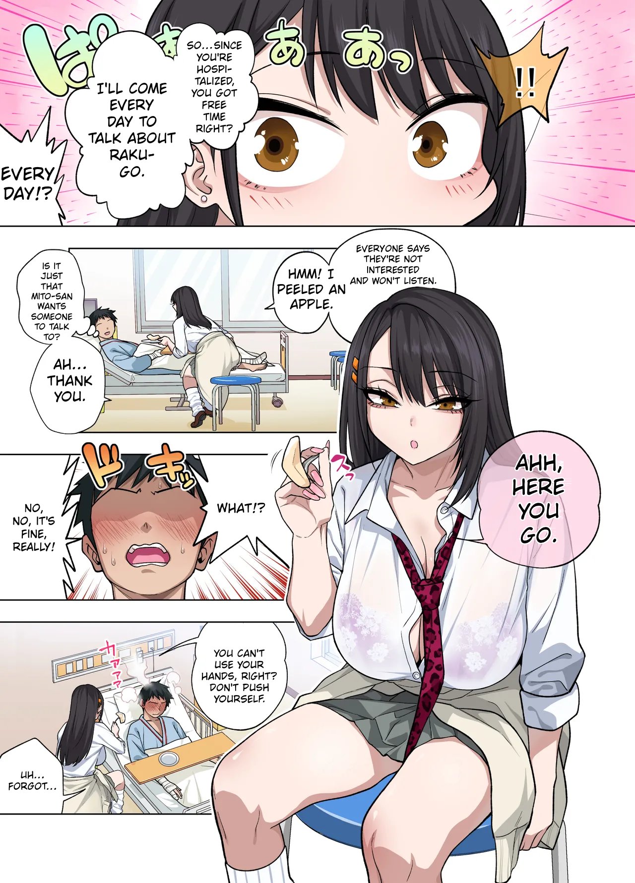 Nuite Moraimakuri Nyuuin Seikatsu ~Tasuketa Cool-Gyaru wa Jitsu wa Sukebe deshita~ – page 5