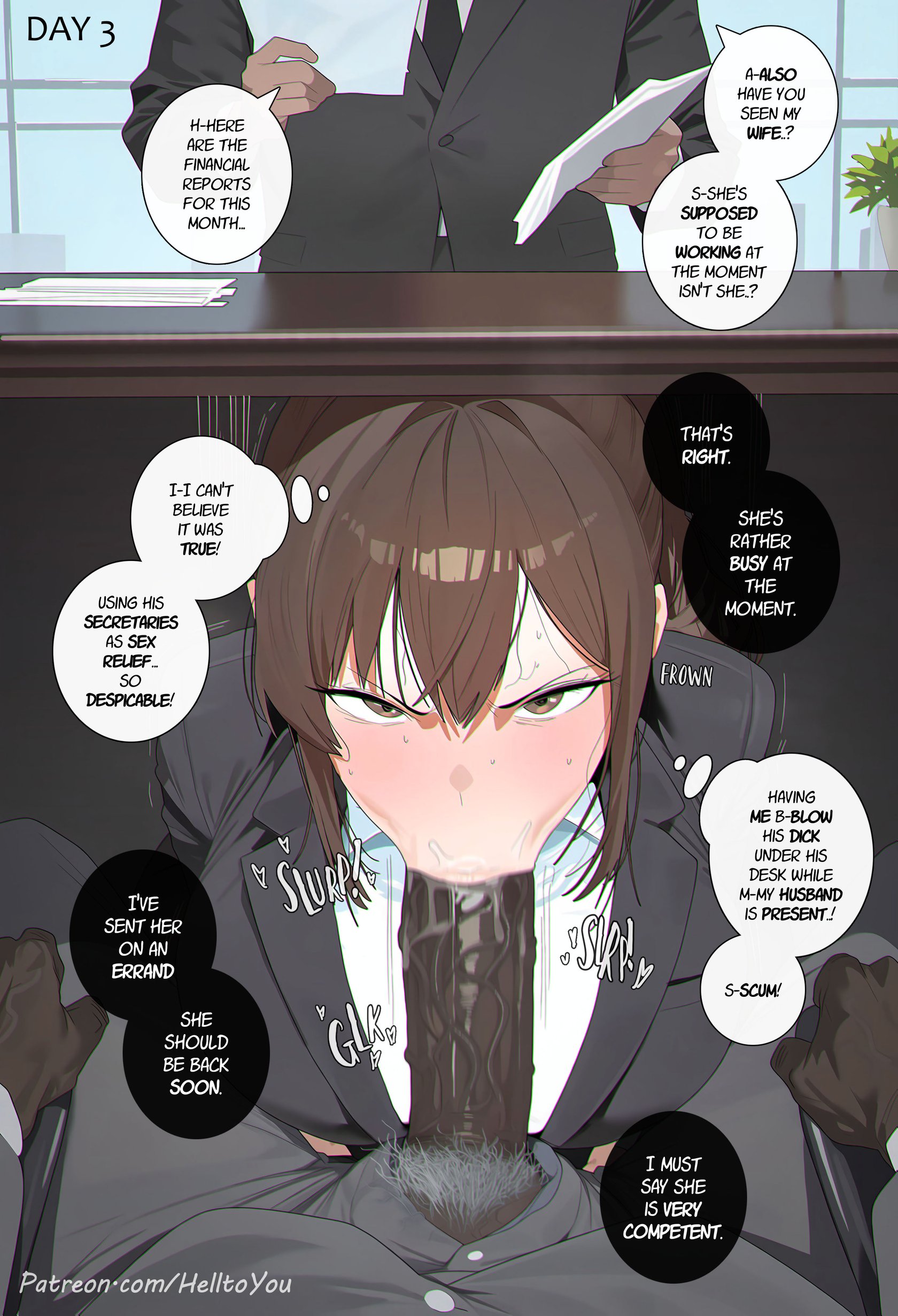 A Husband’s Mistake [Helltoyou] NTR comic part 1 + 2 – page 4
