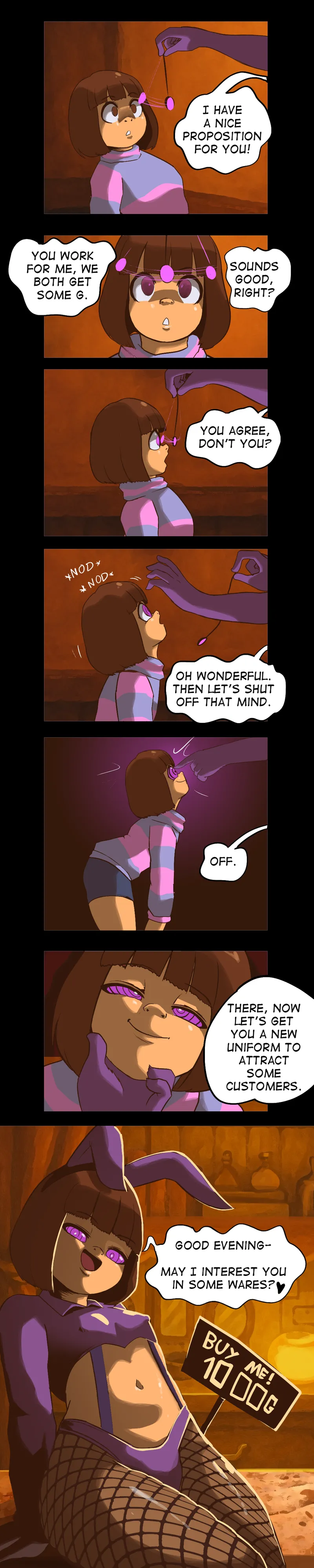 Frisk’s Hypnotic Adventures (Remastered) gay manga – page 10