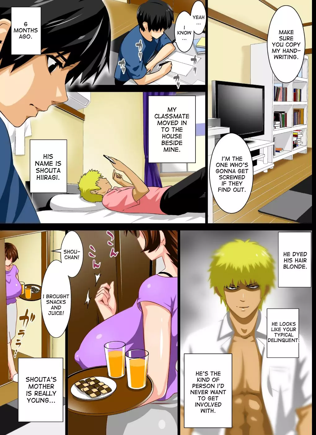 Reibo Misaki ~Kinpatsu Musuko to Onaho Haha – page 3
