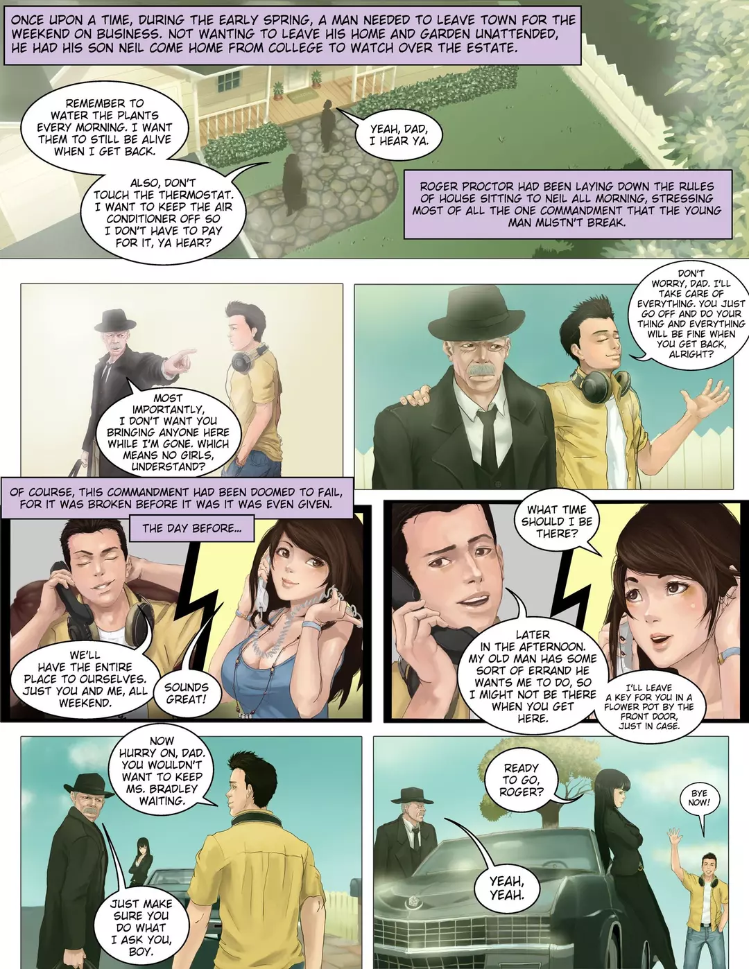 A Weekend Alone Chapter 1 – page 3