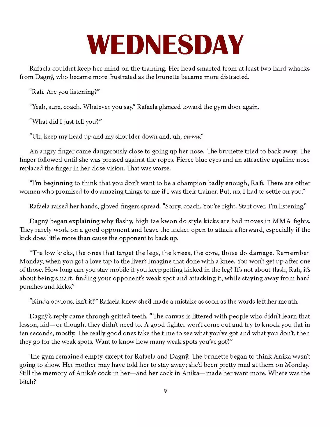 Carnal Competition Chapter 2 - Intro Day 2 – page 1