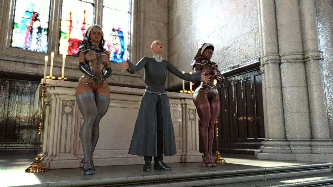 Artworks Pinups and Other Stuff Church Charity - Lucille, Sam – page 1