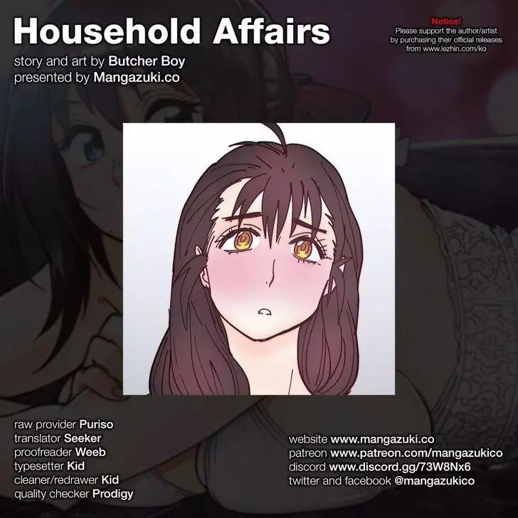 Household Affairs Chapter 86 – page 1