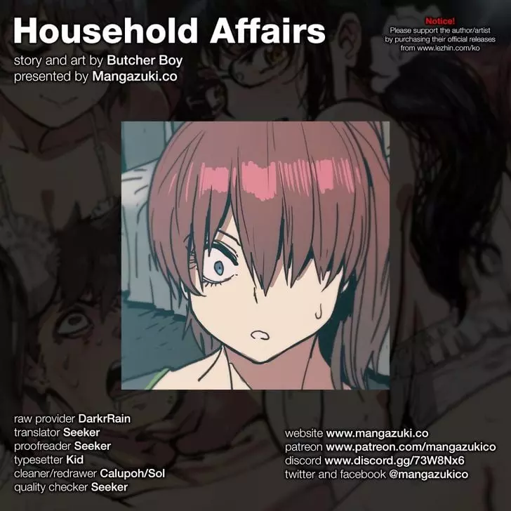 Household Affairs Chapter 92 – page 1