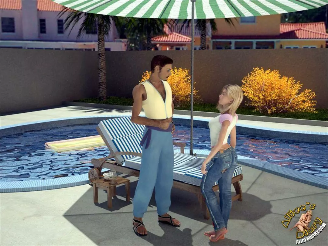 Alice’s Diary Chapter 07 Fuck summit by the pool – page 2