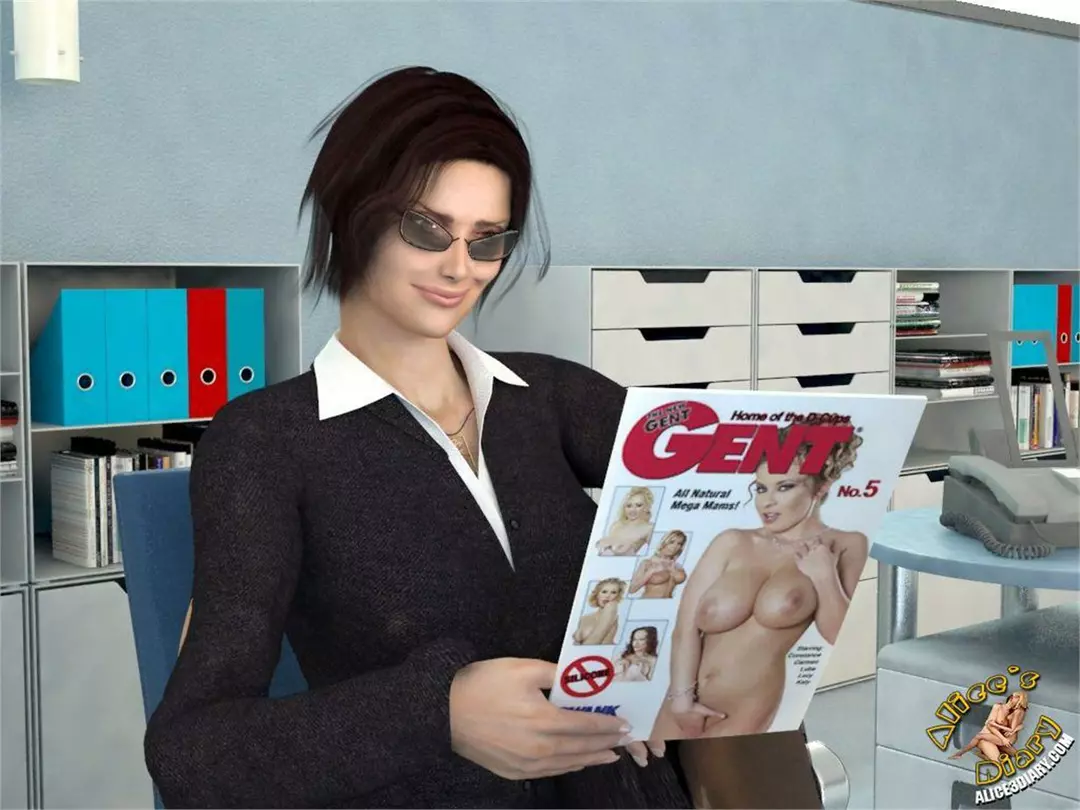 Alice’s Diary Chapter 11 How Alice played with Lady Boss in lesbian game – page 1