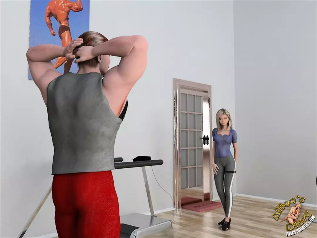 Alice’s Diary Chapter 33 Hot sexercises in the gym – page 1