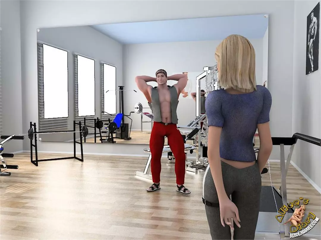 Alice’s Diary Chapter 33 Hot sexercises in the gym – page 2