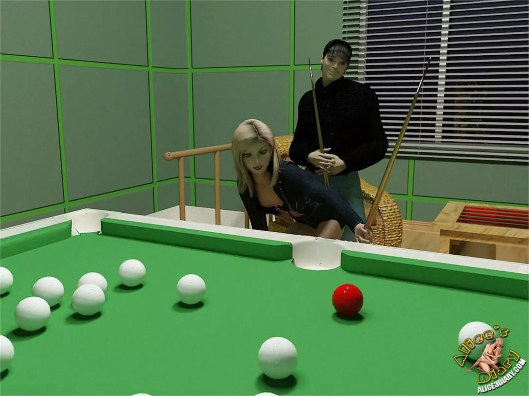 Alice’s Diary Chapter 25 Lesbian obsession in the billiard saloon – page 3