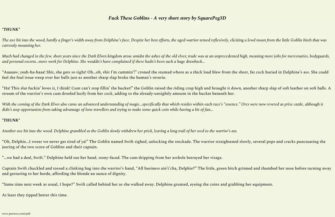 Fuck These Goblins Chapter 1 - With Text – page 1