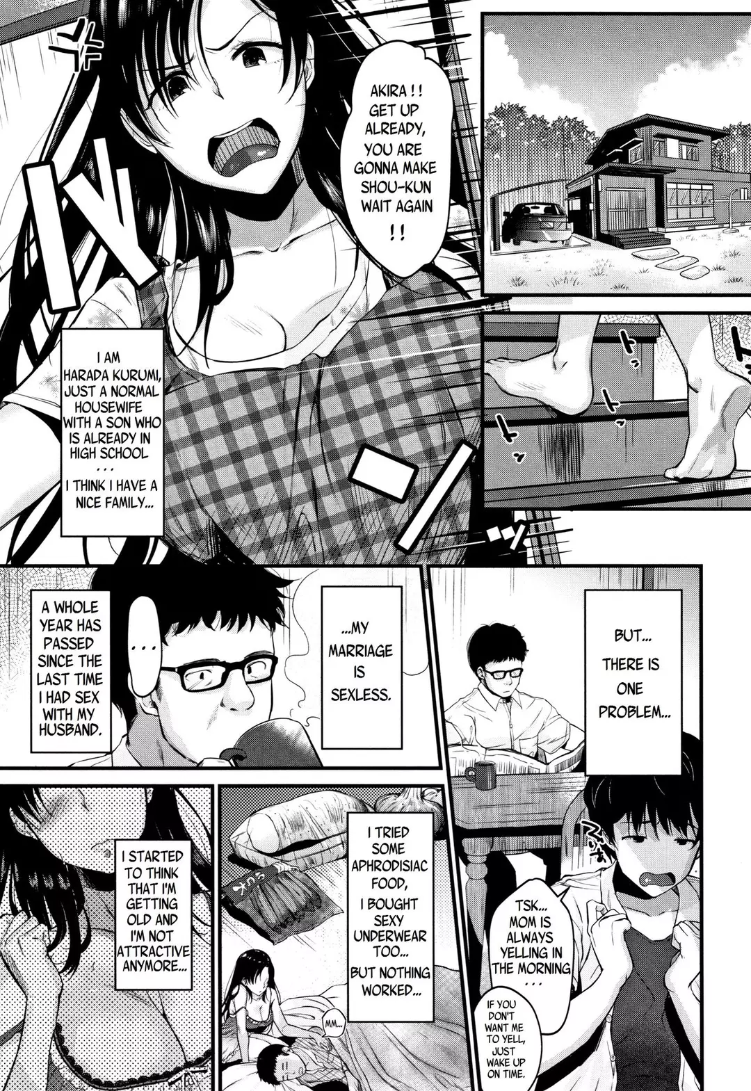 Kyonyuu Mama no Onayami Kaiketsu Saku!? – page 1