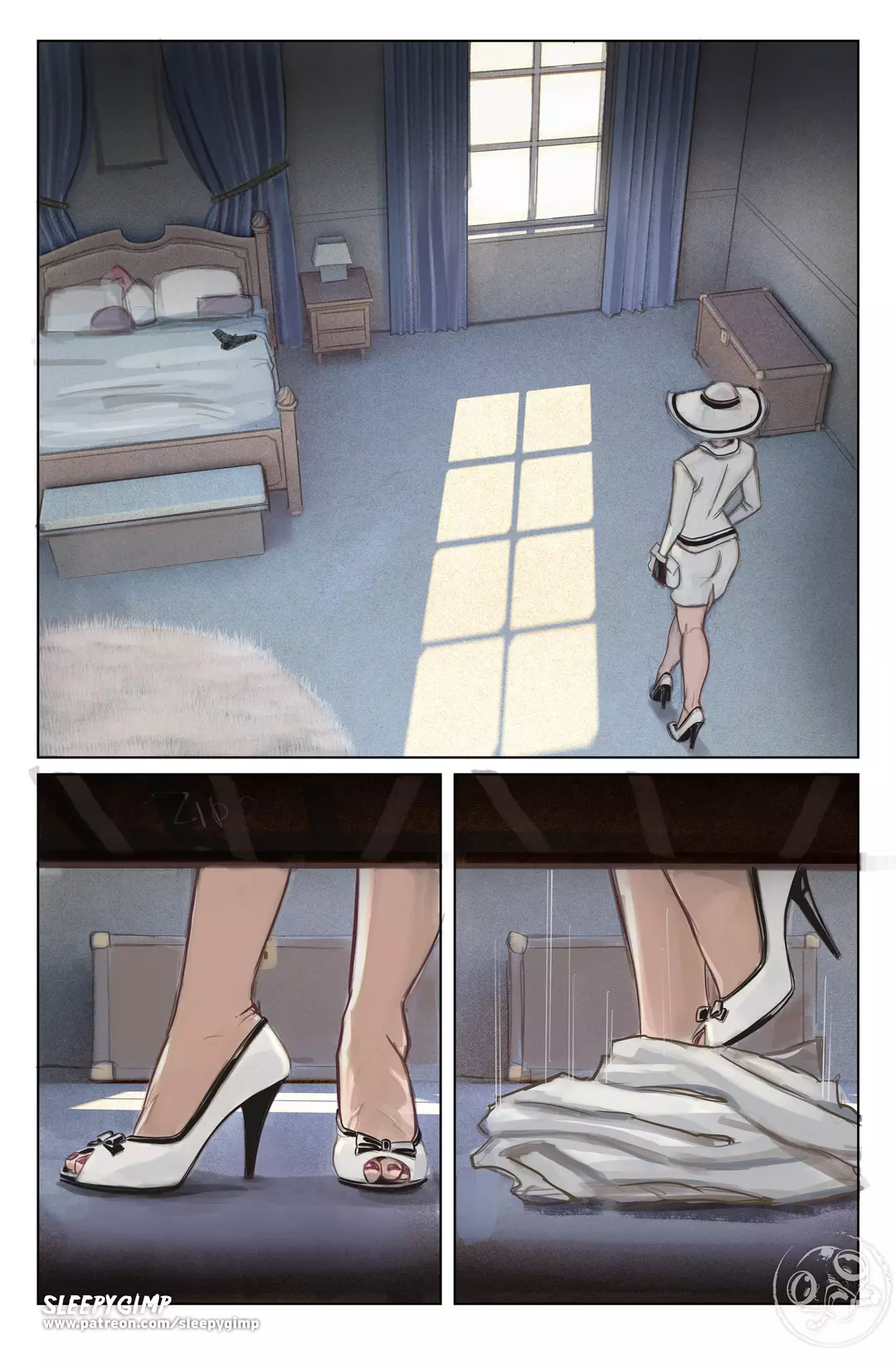 The Lady & The Bellhop Chapter 1 - Barefeet - No Text – page 2