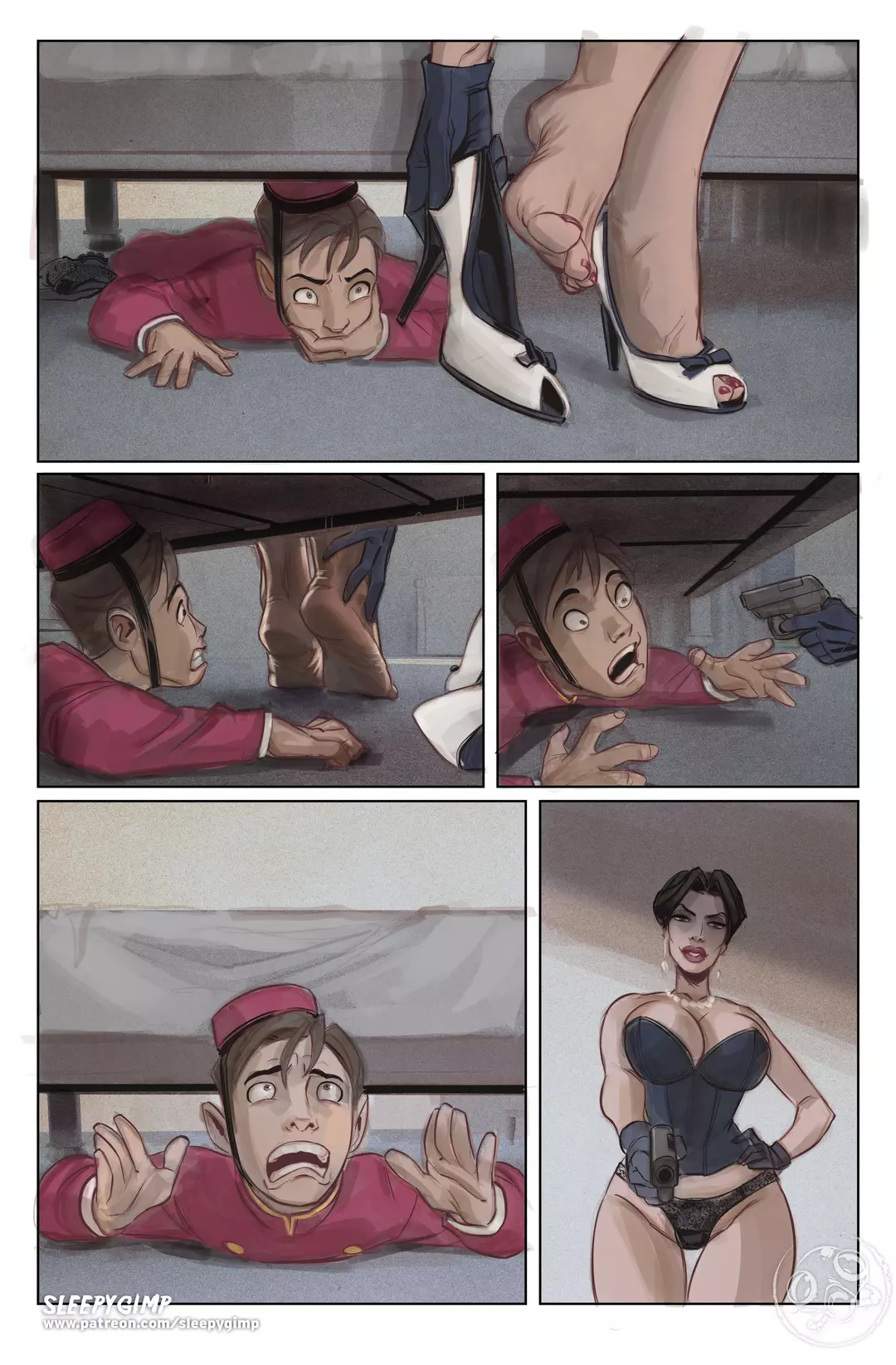 The Lady & The Bellhop Chapter 1 - Barefeet - No Text – page 3