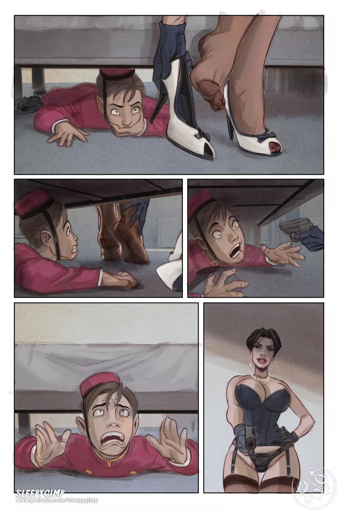 The Lady & The Bellhop Chapter 1 - Nylons - No Text – page 3