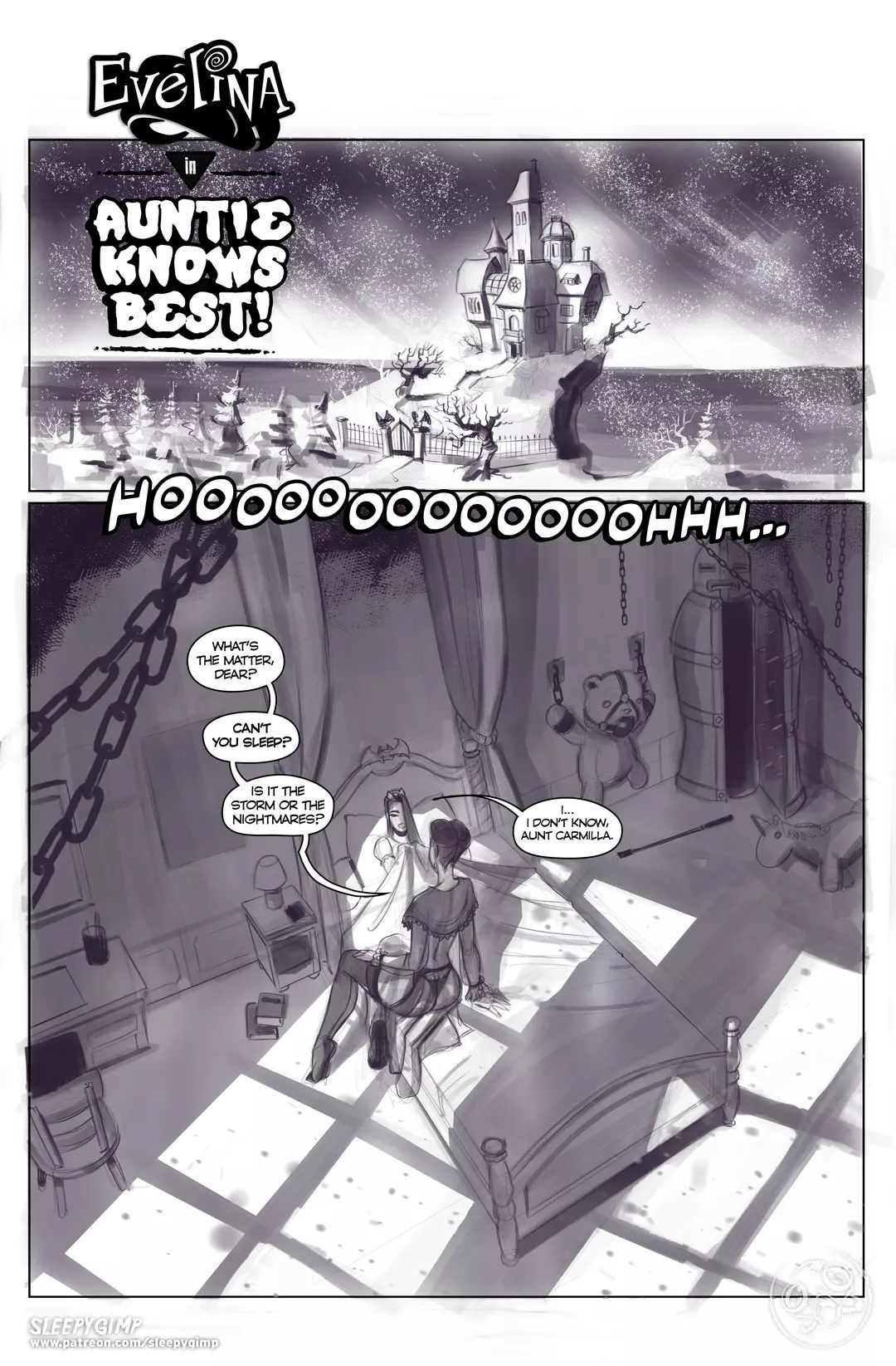 Auntie Knows Best – page 1