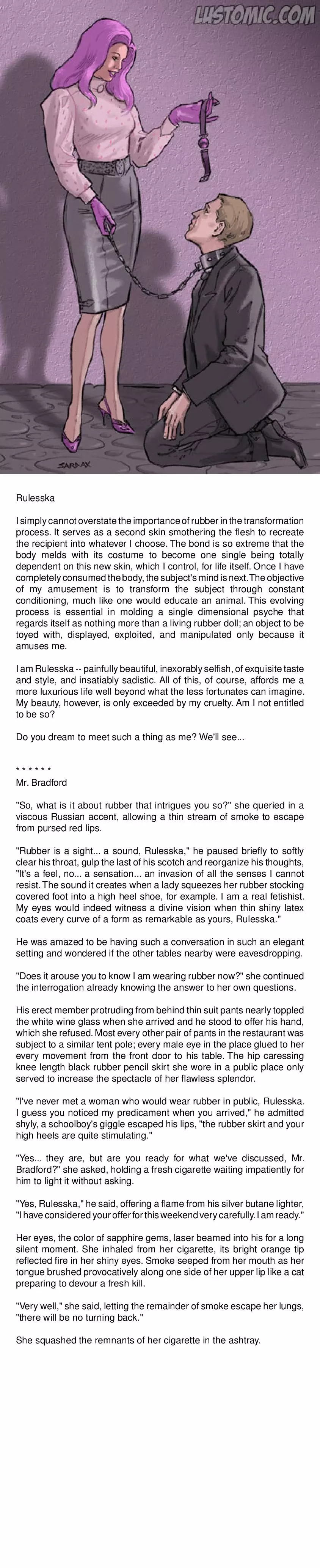 Rulesska’s Rubber Regulations Rulesska's Rubber Regulations - Chapter 1 – page 1