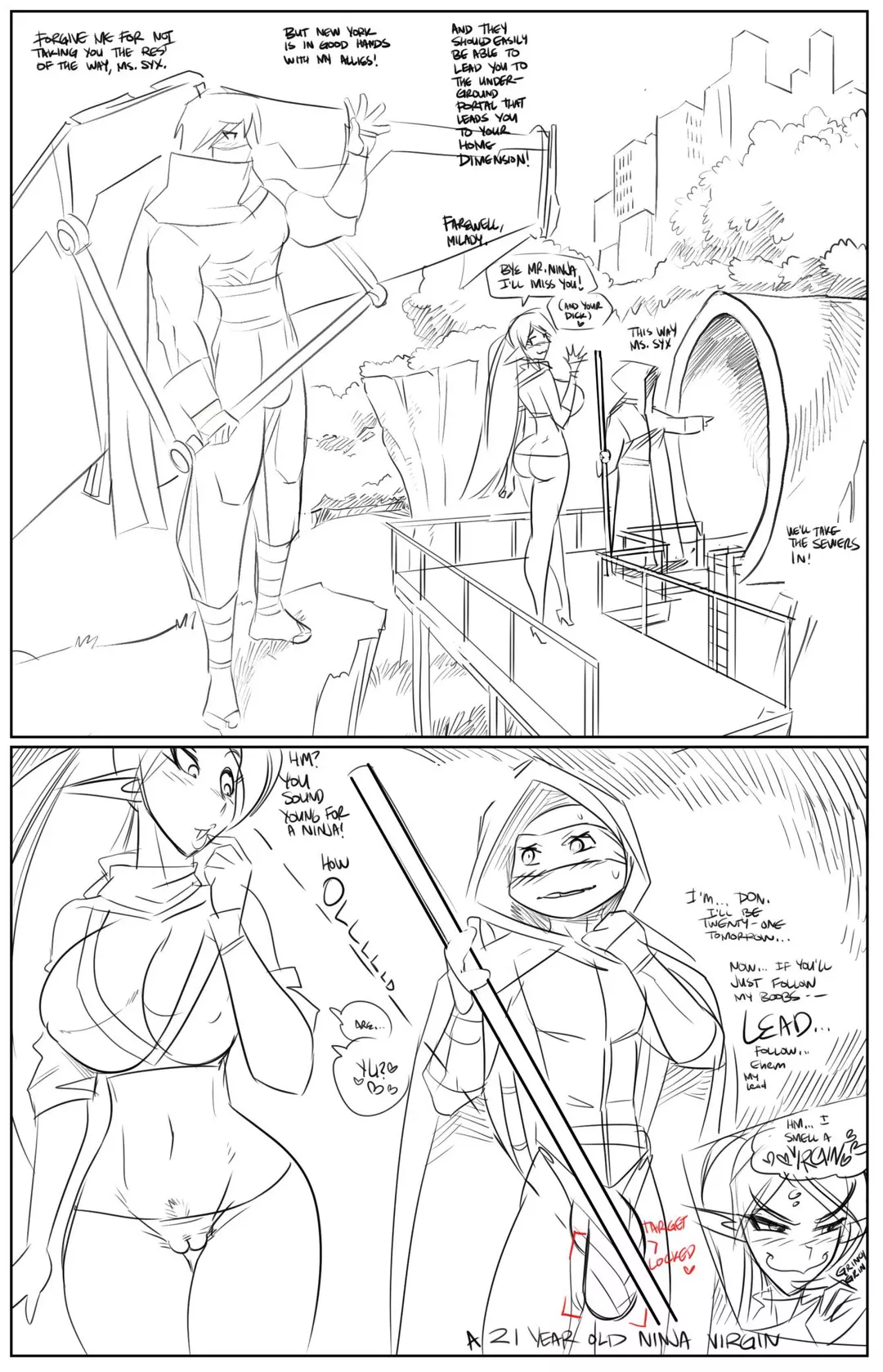 Syx Ninja Go – page 1