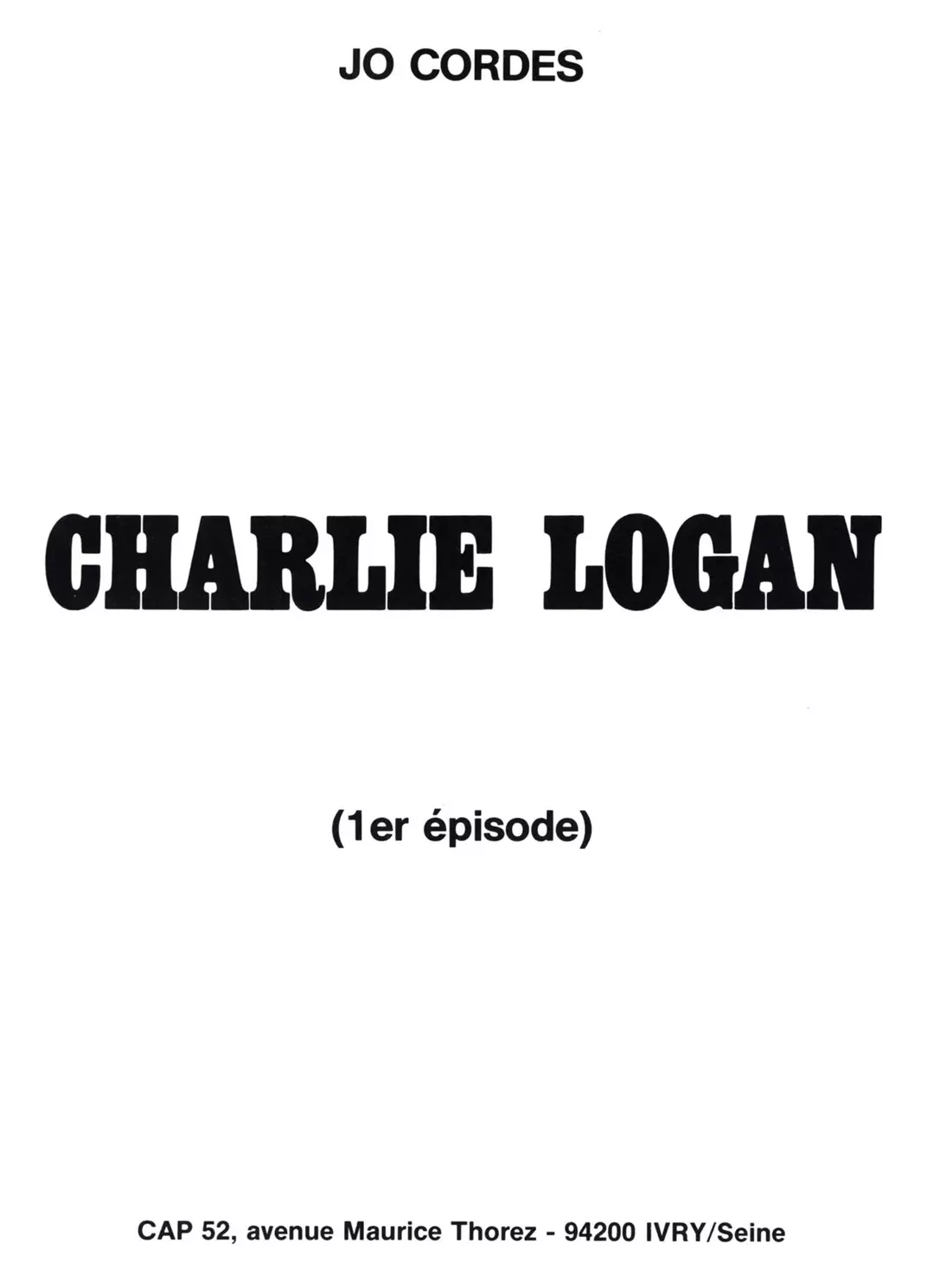 Charlie Logan Chapter 1 – page 3