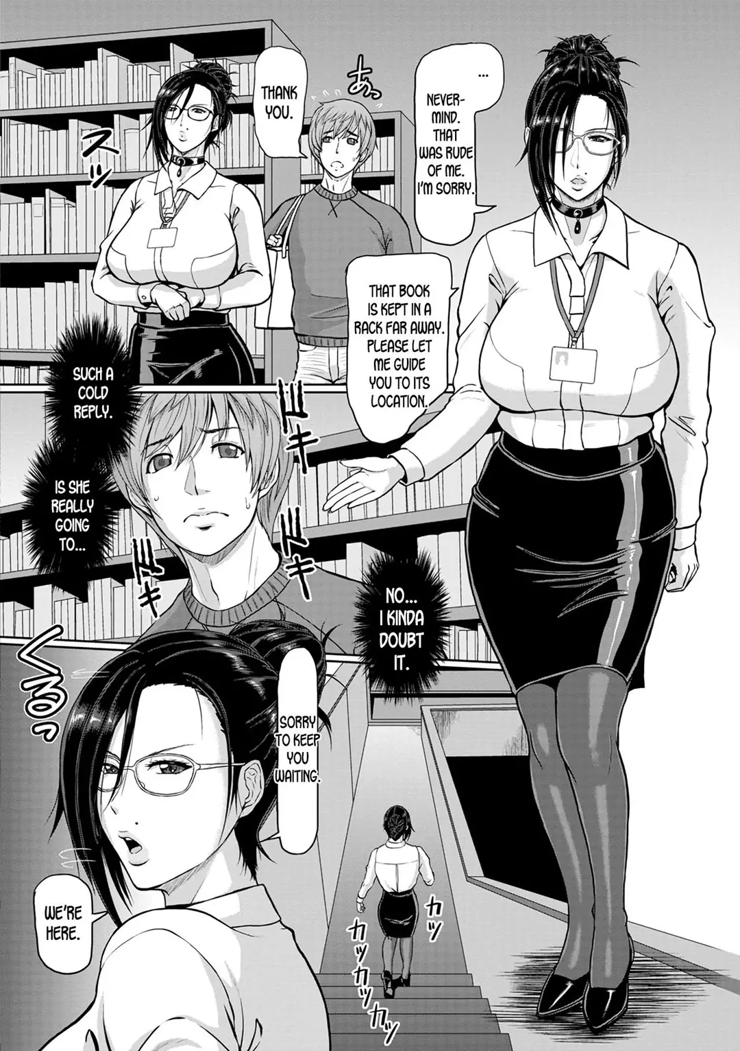 The Mature Pervert Lady In The Library – page 2