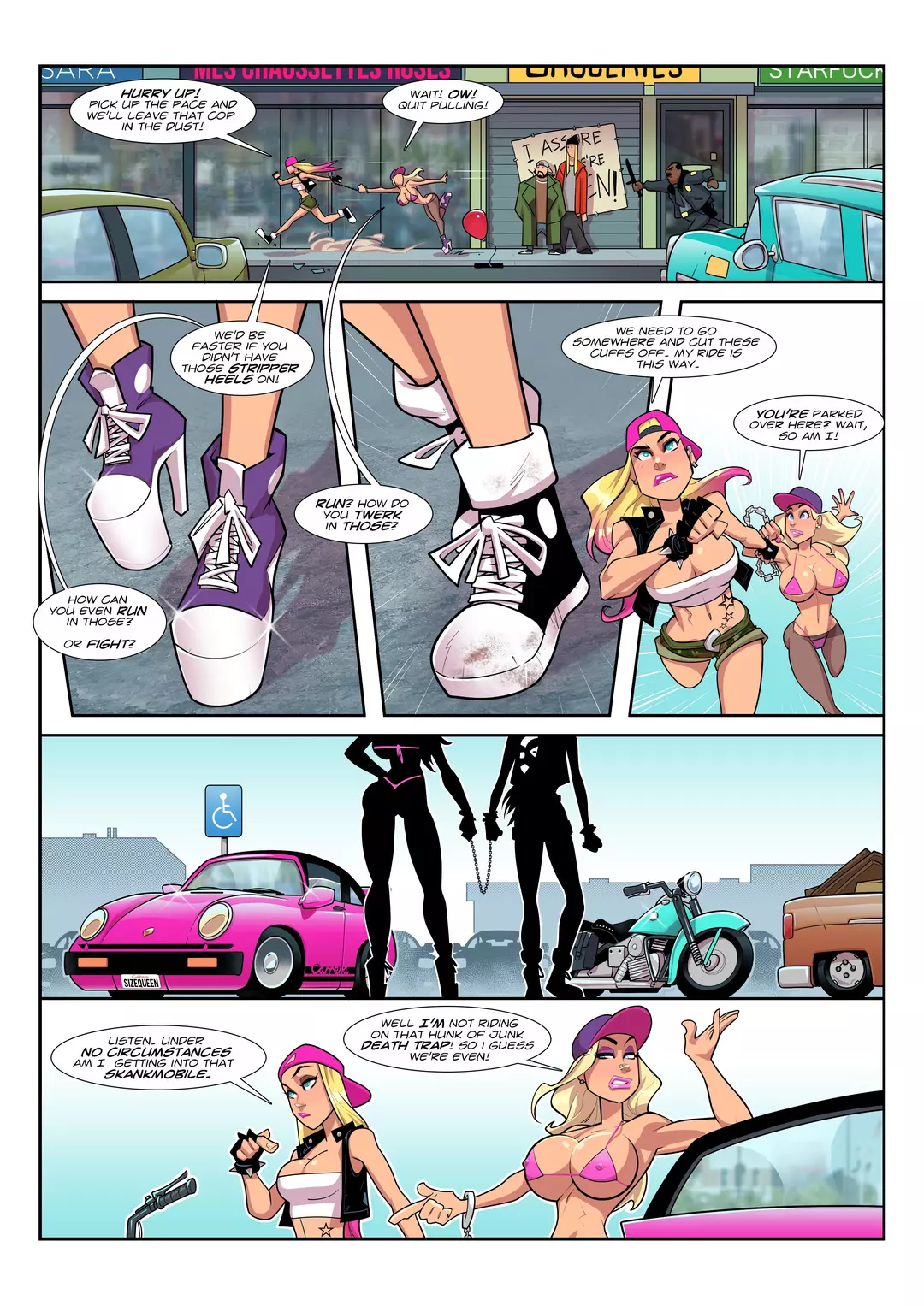 Jen And Amber Don’t Get Along – page 3