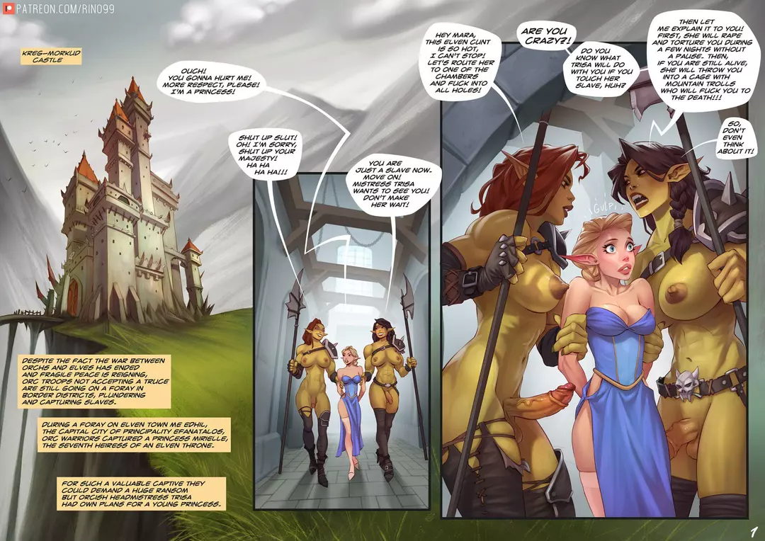 Captive Of The Orcs Female - Chapter 1 – page 1