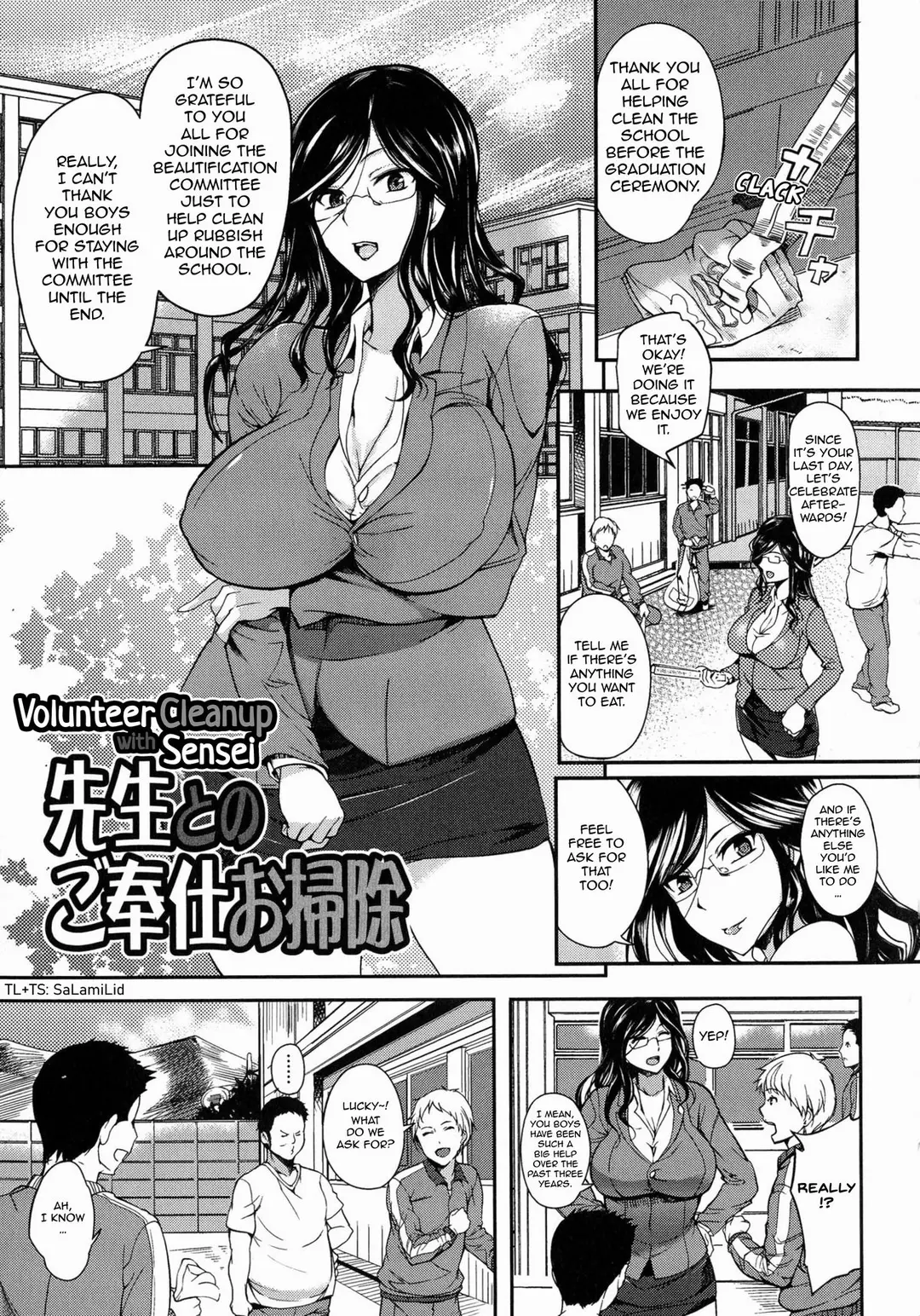 Volunteer Cleanup with Sensei – page 1