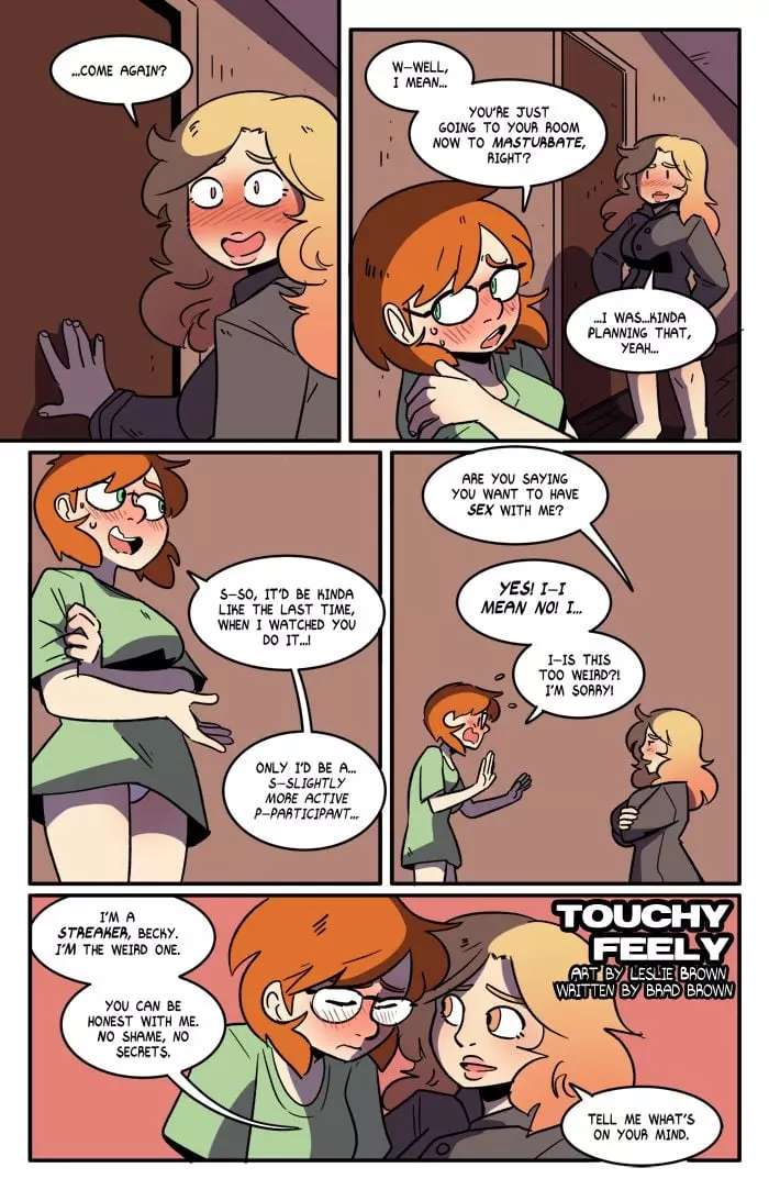Night Walk Touchy Feely - Chapter 3 – page 1