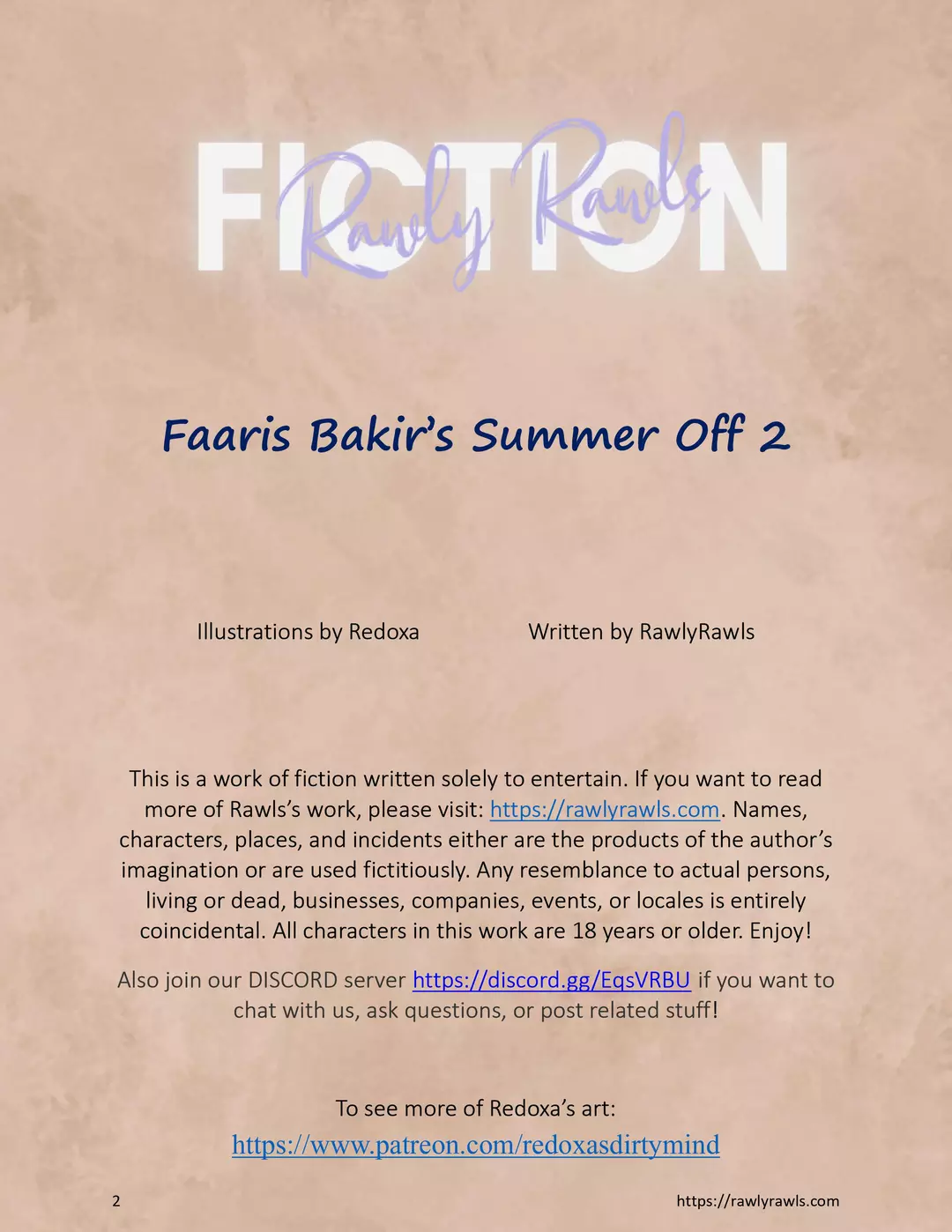 Faaris Bakir’s Summer Off Faaris Bakir's Summer Off - Chapter 2 – page 2