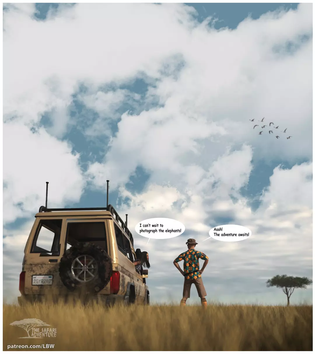 The Safari Adventure Chapter 1 – page 1