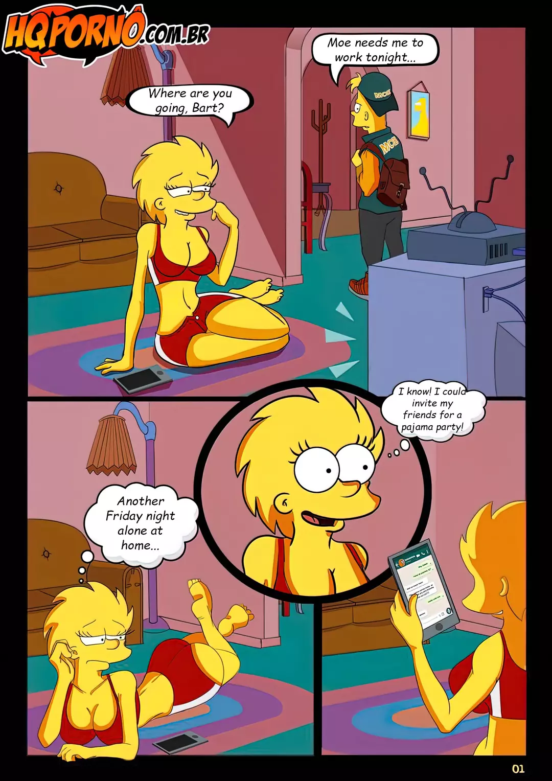 OS Simpsons The Pizza Dare - Chapter 2 – page 2
