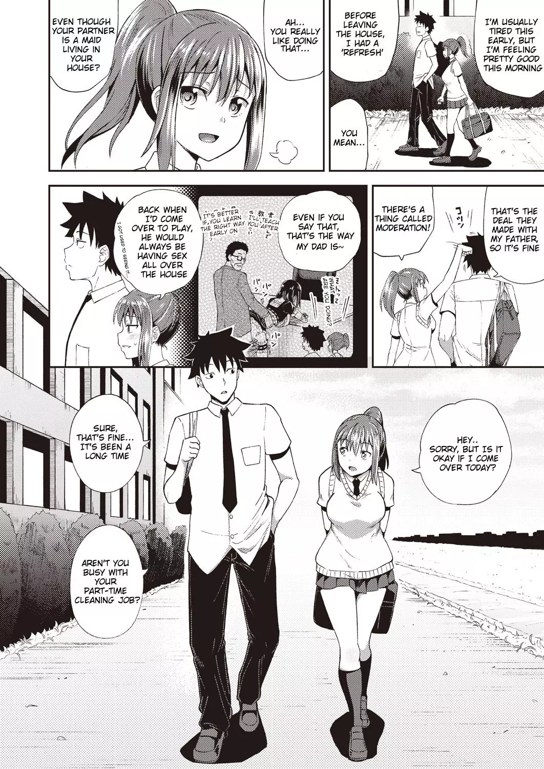 My Childhood Friend is my Personal Mouth Maid Chapter 1 – page 2
