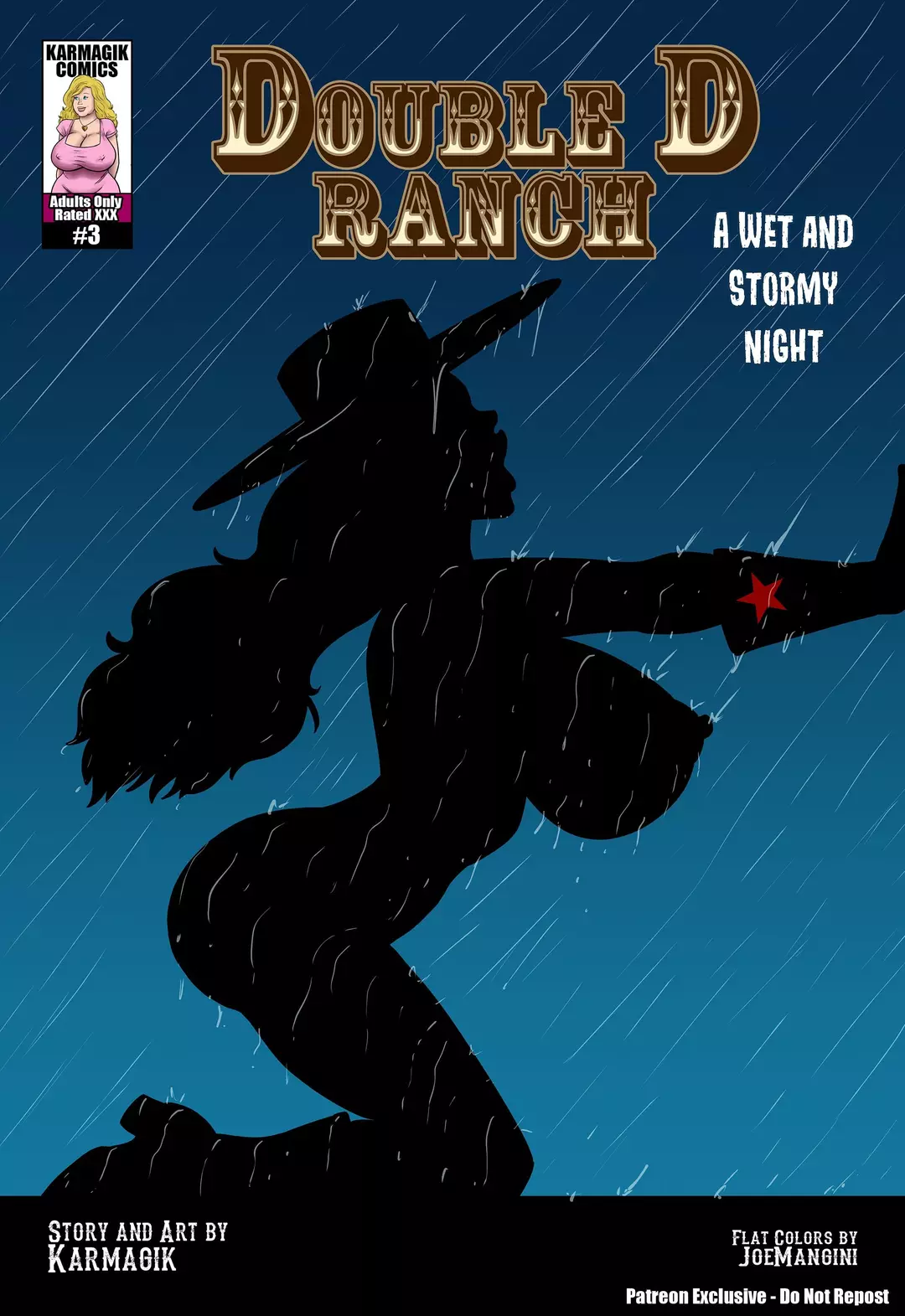 The Cowgirls Of The Double D Ranch A Wet And Stormy Night – page 1