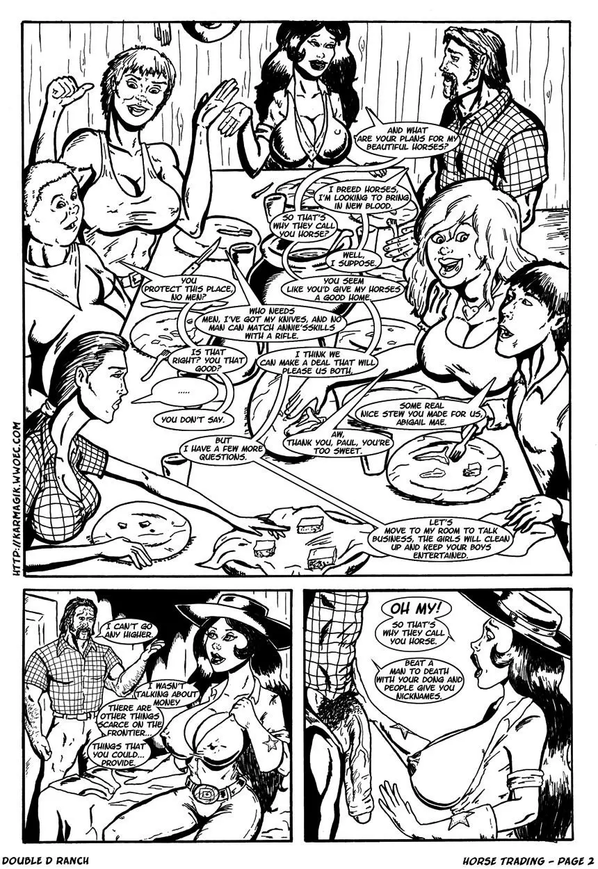 The Cowgirls Of The Double D Ranch Horse Trading – page 2