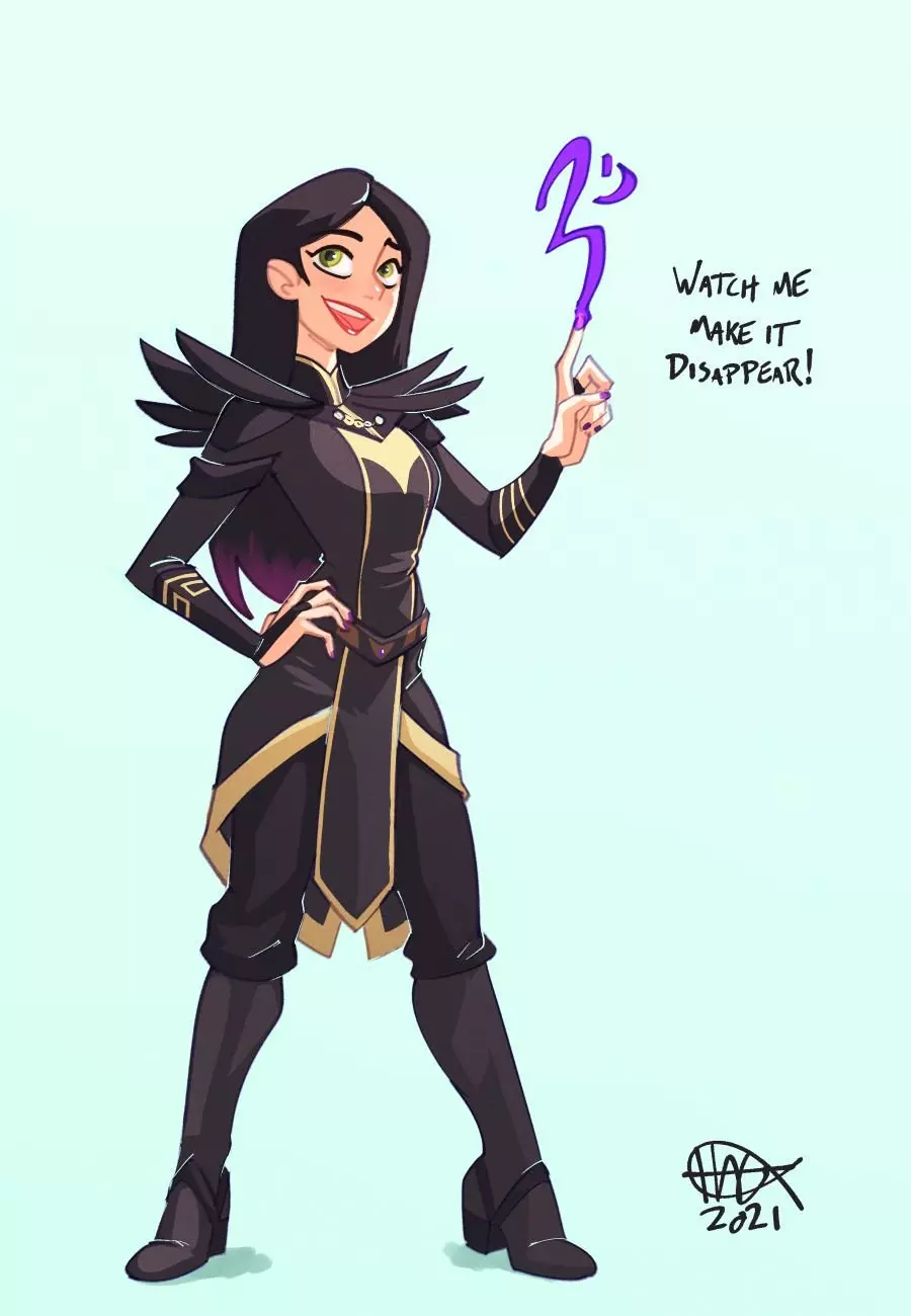 Strip Game Claudia (The Dragon Prince) – page 1
