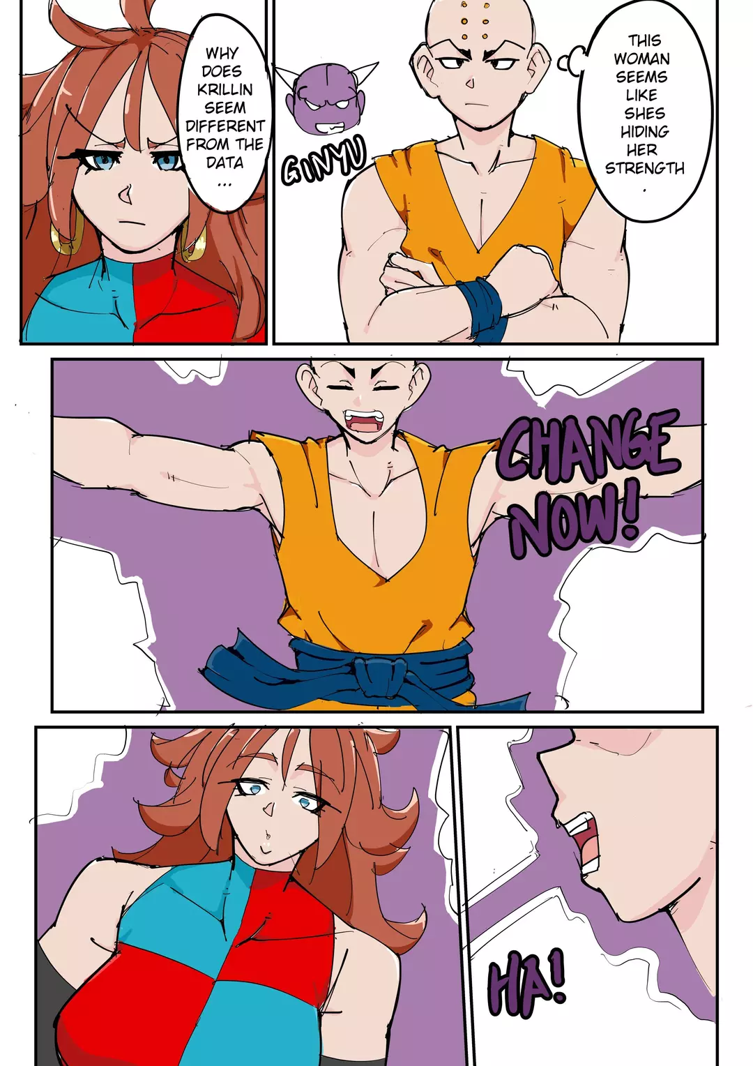 Android 21 gets her body stolen – page 2