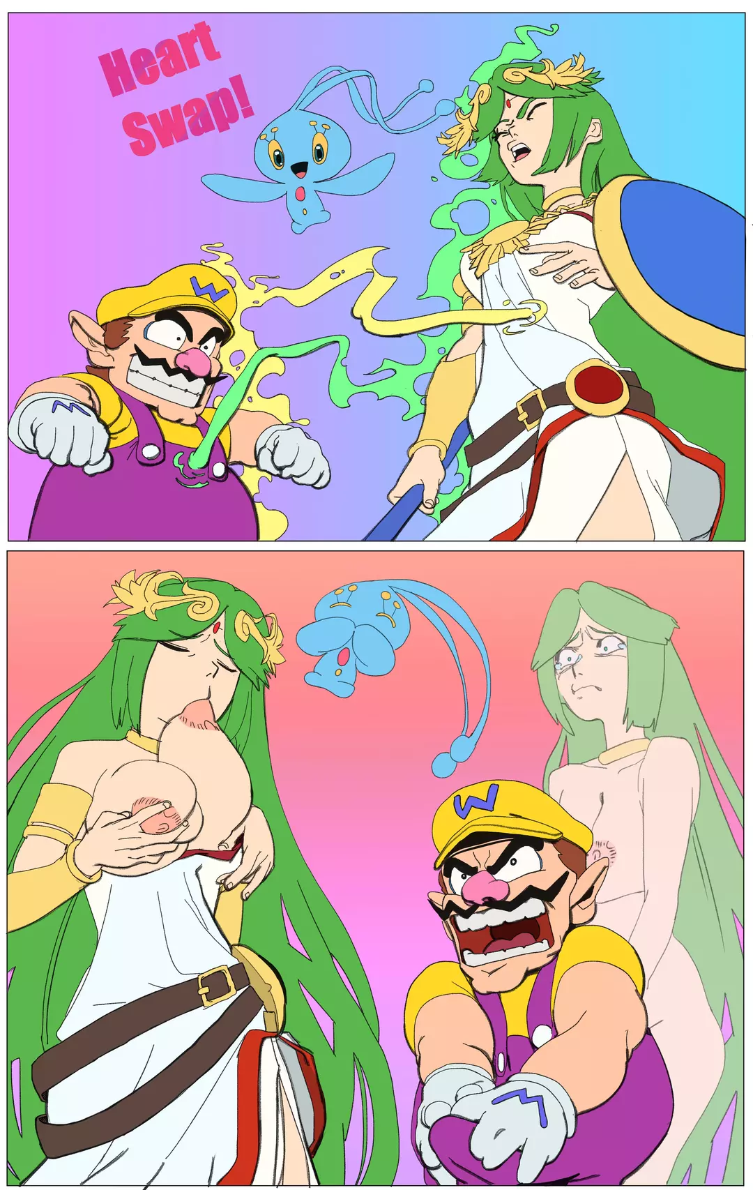 Palutena & Wario BodySwap – page 3