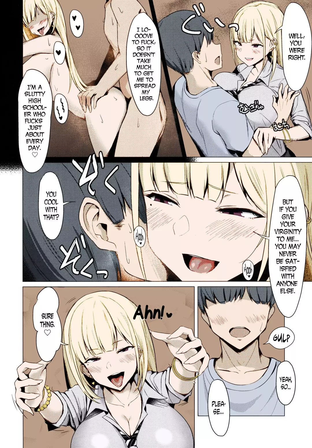 Fucking A Naughty High School Gyaru Colored - Chapter 1 – page 3